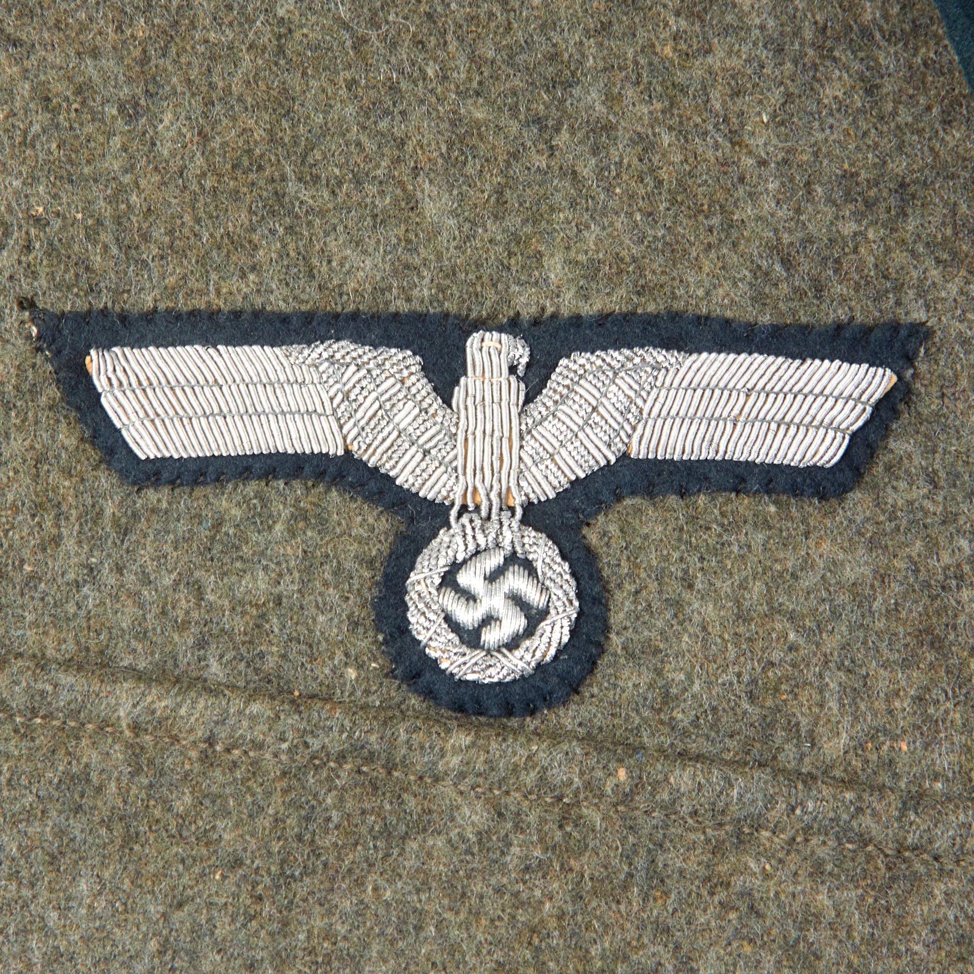 Original German WWII Heer Infantry Leutnant Officer M36 Field Uniform Tunic with Trousers — image 4