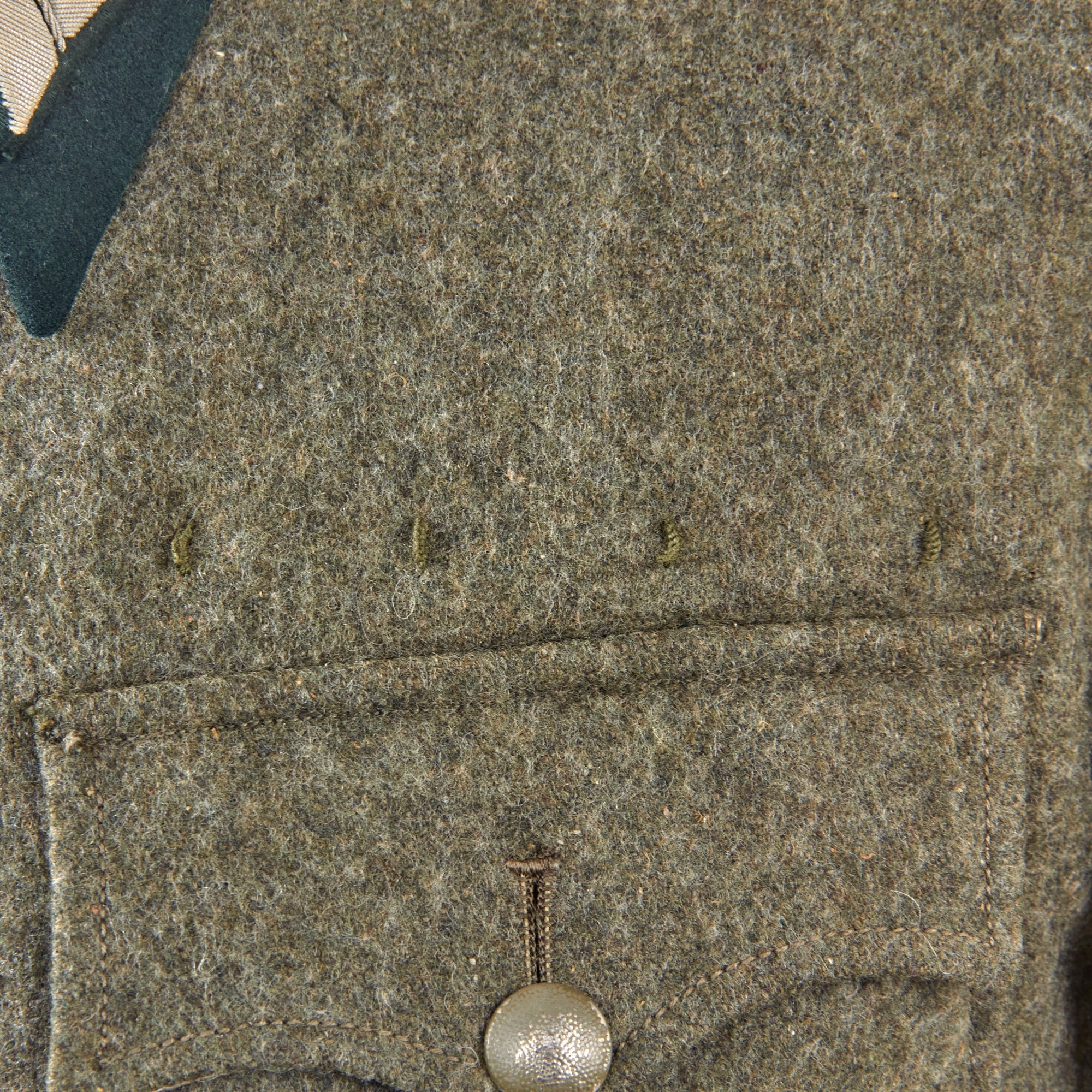 Original German WWII Heer Infantry Leutnant Officer M36 Field Uniform Tunic with Trousers — image 7