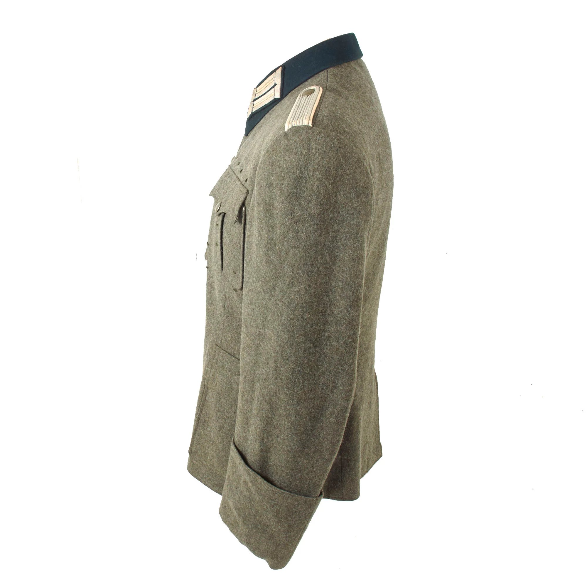 Original German WWII Heer Infantry Leutnant Officer M36 Field Uniform Tunic with Trousers — image 9
