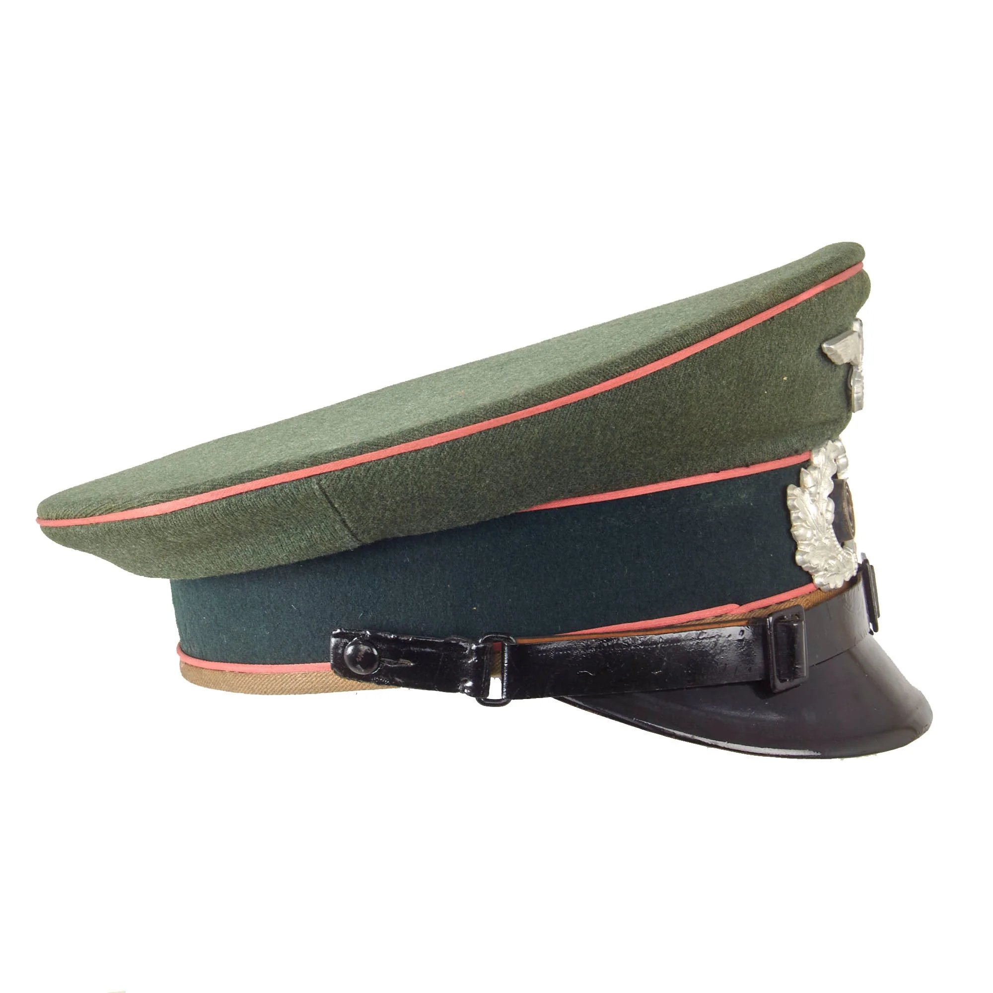 Original German WWII Army Heer Panzer EM/NCO Schirmmütze Visor Cap - Size 56 — image 10