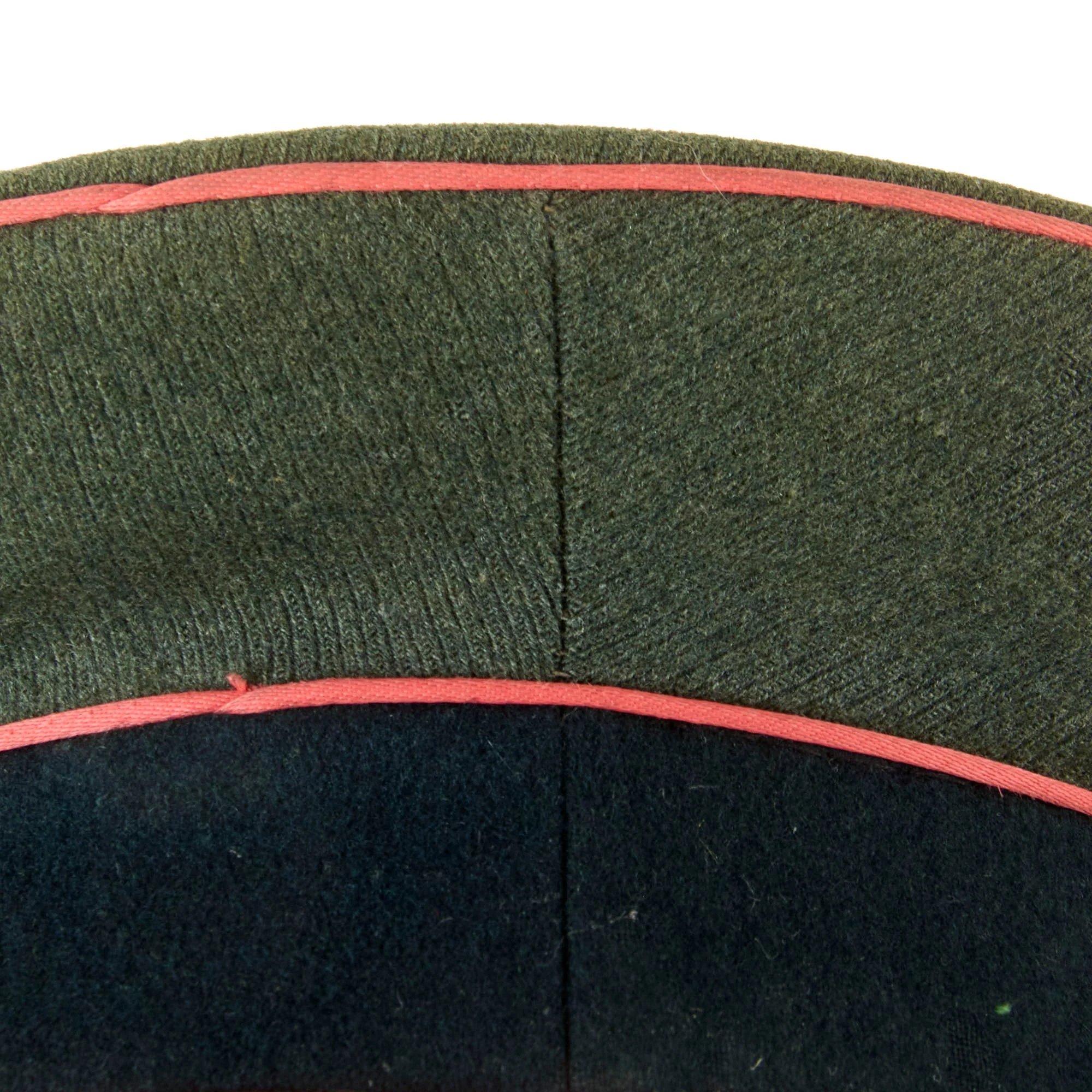 Original German WWII Army Heer Panzer EM/NCO Schirmmütze Visor Cap - Size 56 — image 12