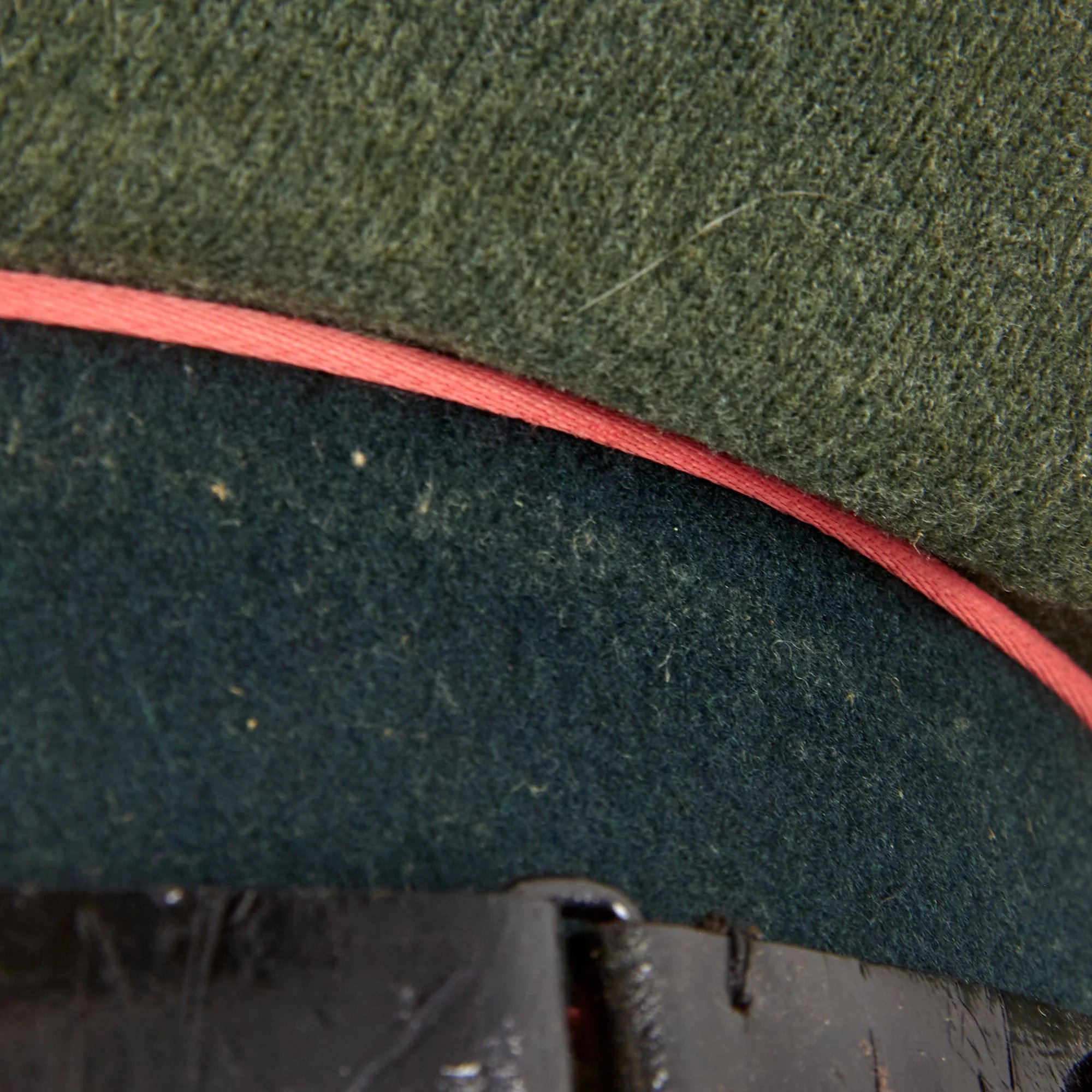 Original German WWII Army Heer Panzer EM/NCO Schirmmütze Visor Cap - Size 56 — image 14