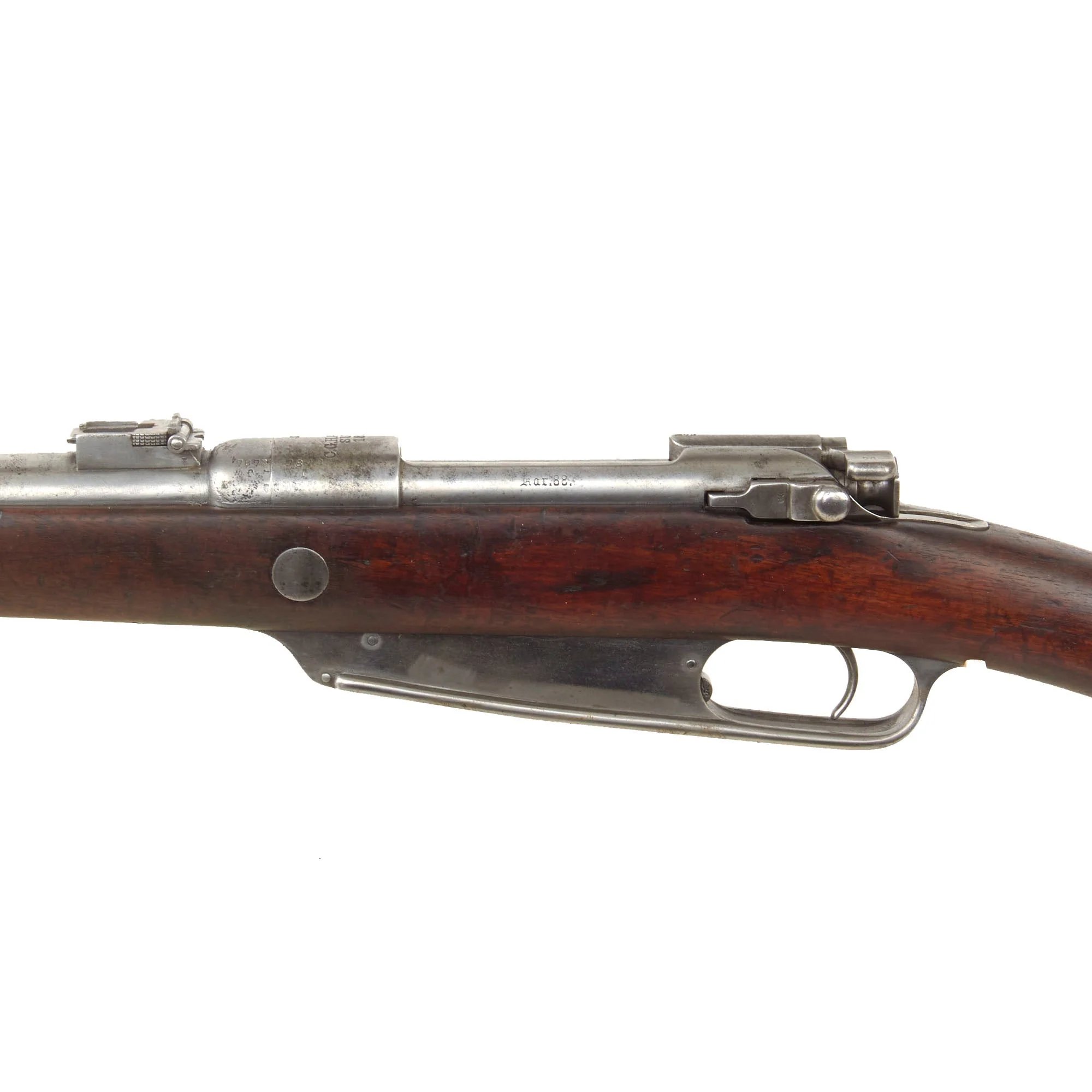 Original German Pre-WWI Regiment Marked Karabiner 88 S Artillery Carbine by C.G. HAENEL Dated 1891 - Matching Serial 7873 f — image 13