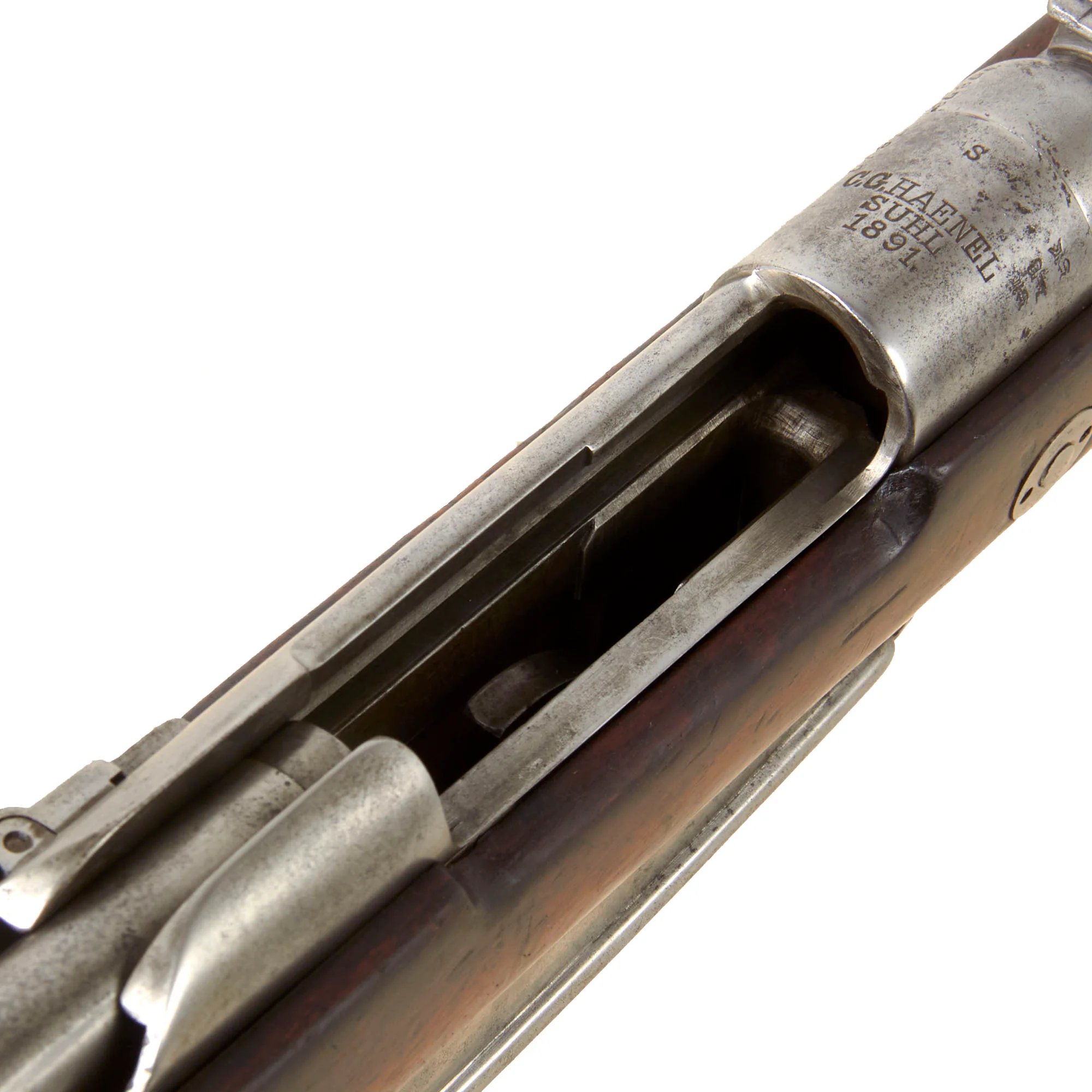 Original German Pre-WWI Regiment Marked Karabiner 88 S Artillery Carbine by C.G. HAENEL Dated 1891 - Matching Serial 7873 f — image 21