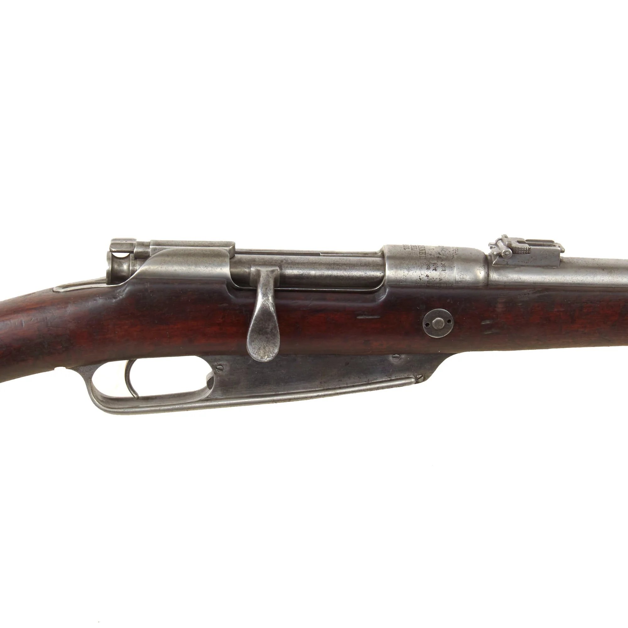 Original German Pre-WWI Regiment Marked Karabiner 88 S Artillery Carbine by C.G. HAENEL Dated 1891 - Matching Serial 7873 f — image 5