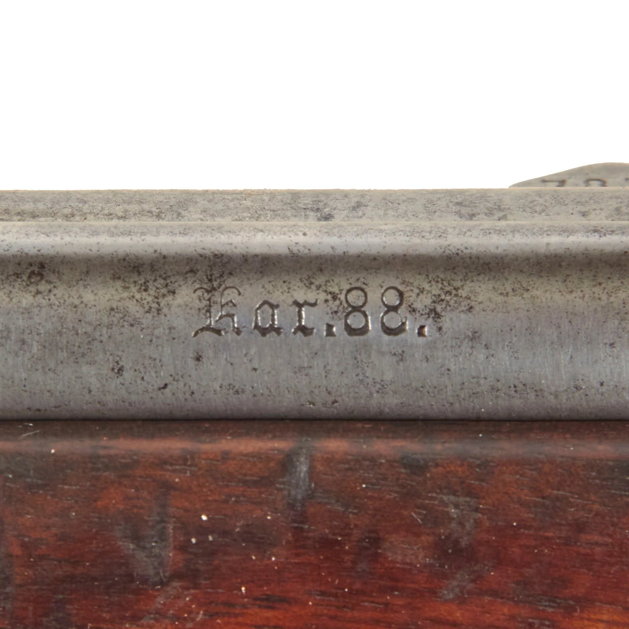 Original German Pre-WWI Regiment Marked Karabiner 88 S Artillery Carbine by C.G. HAENEL Dated 1891 - Matching Serial 7873 f — image 8