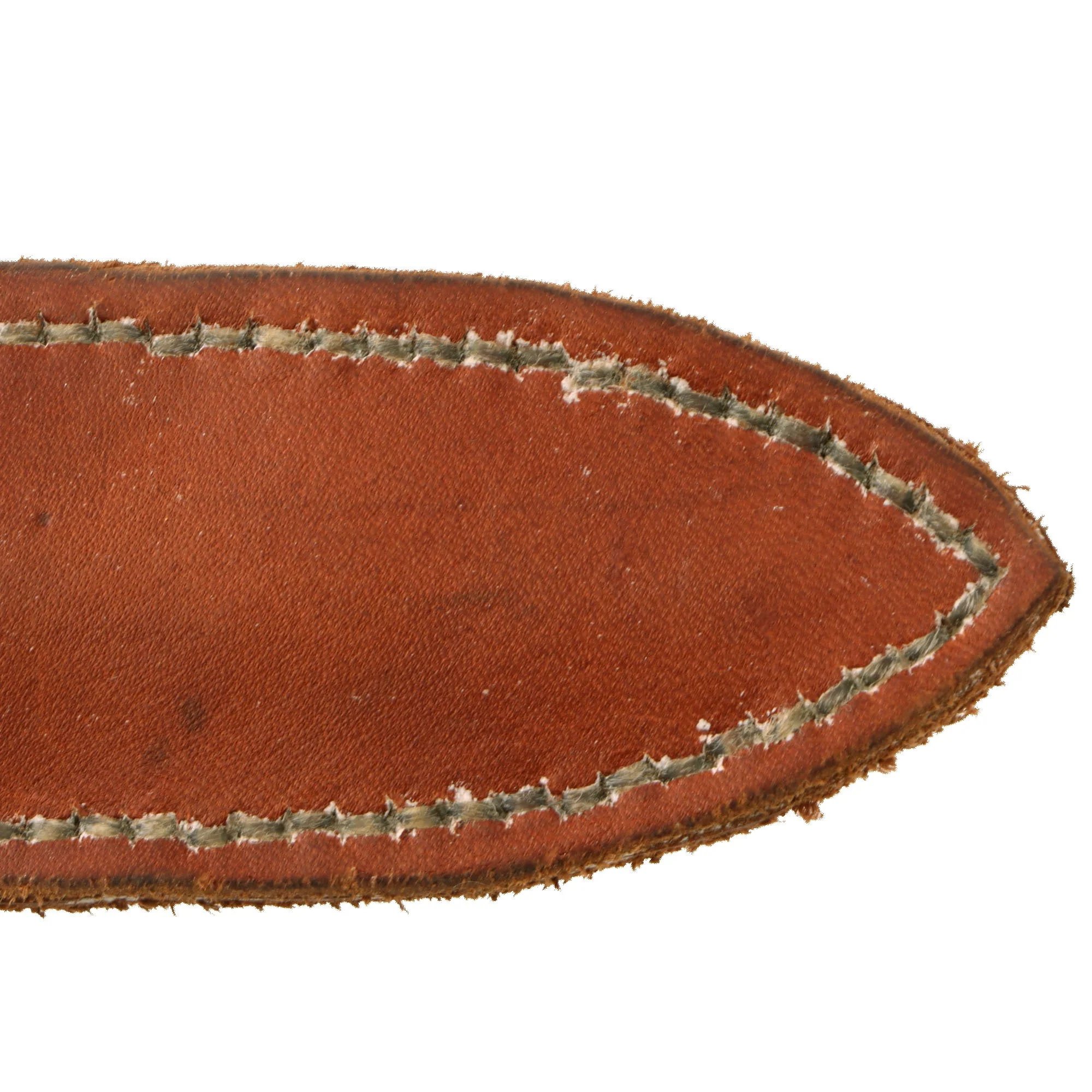 Original U.S. WWII Cut Down M1913 'Patton' Saber Fighting Knife by the Anderson Knife Company of Glendale, California with Leather Sheath - From Collection of American Edged Weapon Museum — image 11