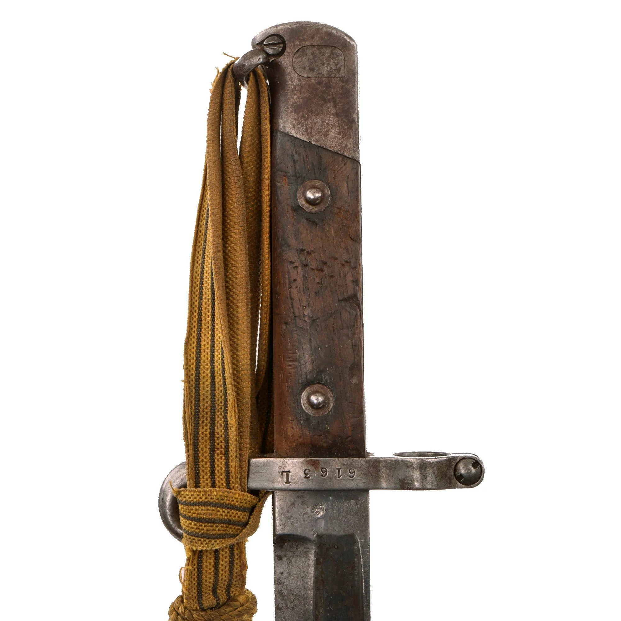 Original Austrian WWI Mannlicher M1890 NCO Bayonet by ŒWG Steyr with Hook Quillon, Scabbard, Frog & Troddle Knot - Featured in To The Hilt The Austrian Bayonet by David F. Machnicki — image 10