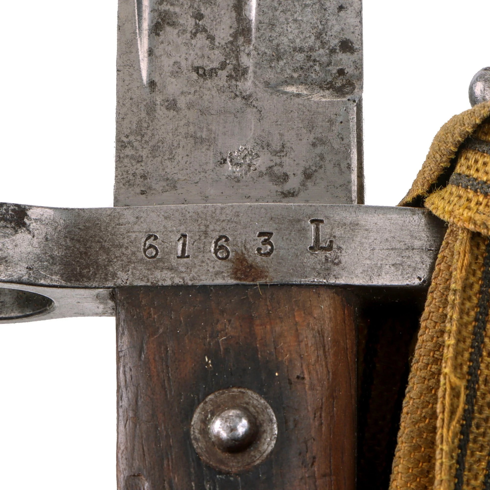 Original Austrian WWI Mannlicher M1890 NCO Bayonet by ŒWG Steyr with Hook Quillon, Scabbard, Frog & Troddle Knot - Featured in To The Hilt The Austrian Bayonet by David F. Machnicki — image 8