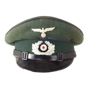 Original German WWII Heer Army Named Medical EM/NCO Schirmmütze Visor …