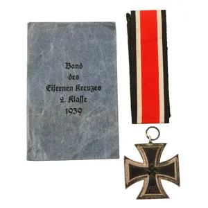 Original German WWII Wehrmacht Iron Cross 2nd Class 1939 with …