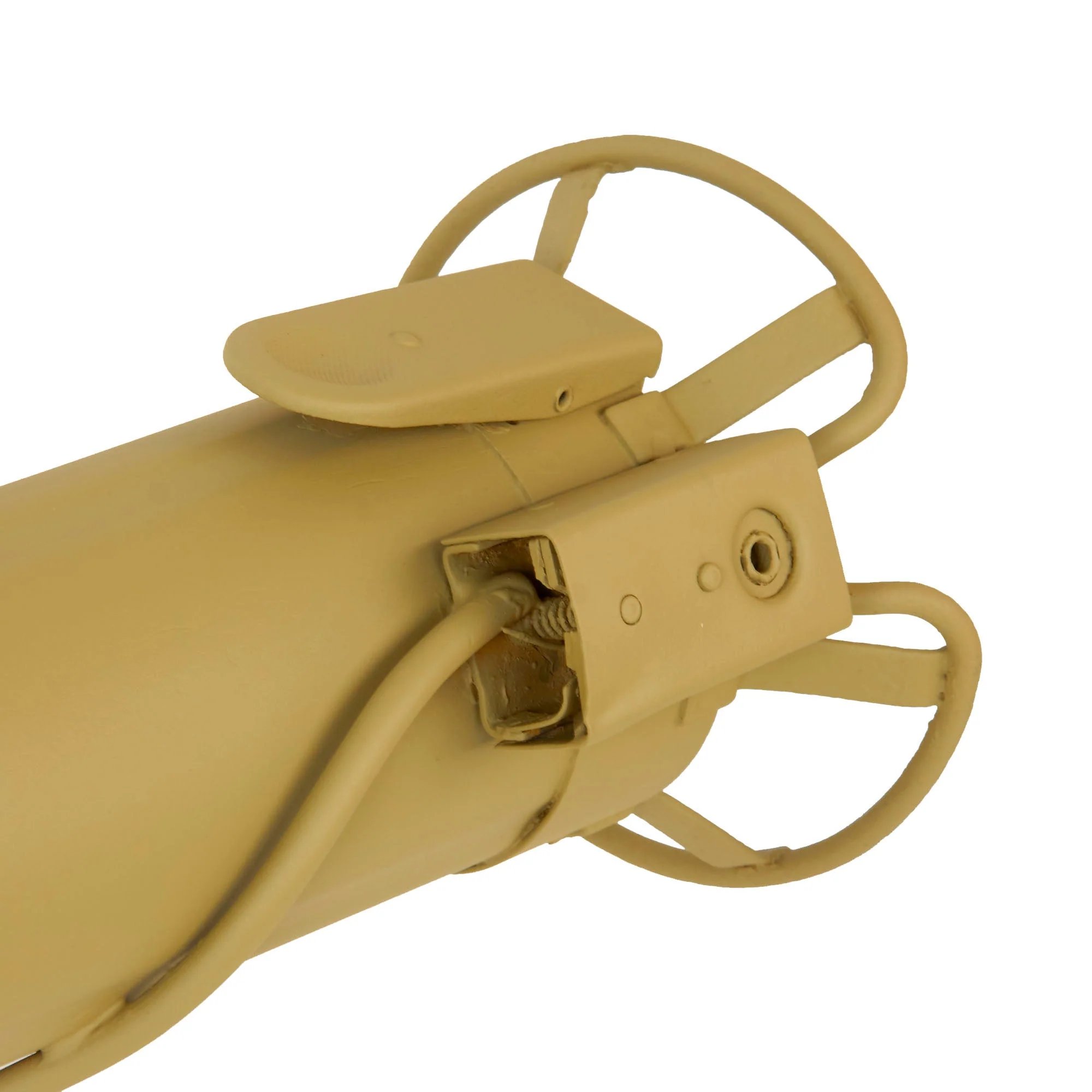 Original German WWII Panzerschreck RPzB 54 Inert Anti-Tank Rocket Launcher by Schricker & Co. Repainted with Replica Shield — image 12