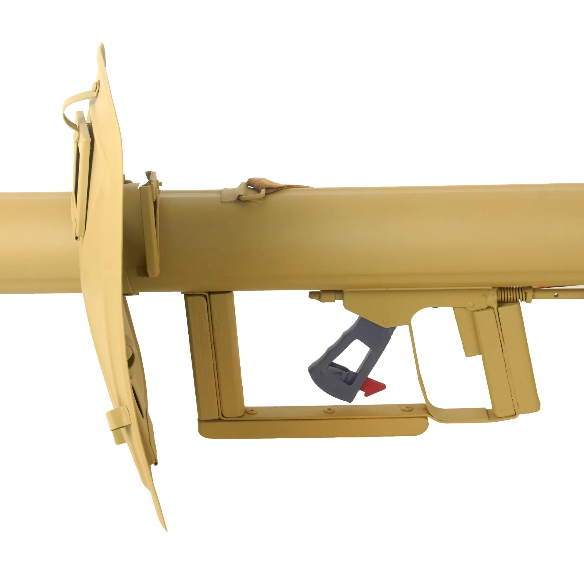 Original German WWII Panzerschreck RPzB 54 Inert Anti-Tank Rocket Launcher by Schricker & Co. Repainted with Replica Shield — image 14