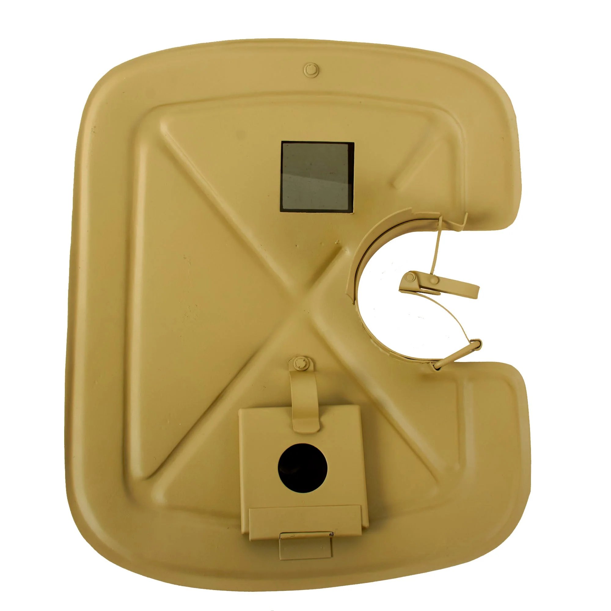 Original German WWII Panzerschreck RPzB 54 Inert Anti-Tank Rocket Launcher by Schricker & Co. Repainted with Replica Shield — image 7