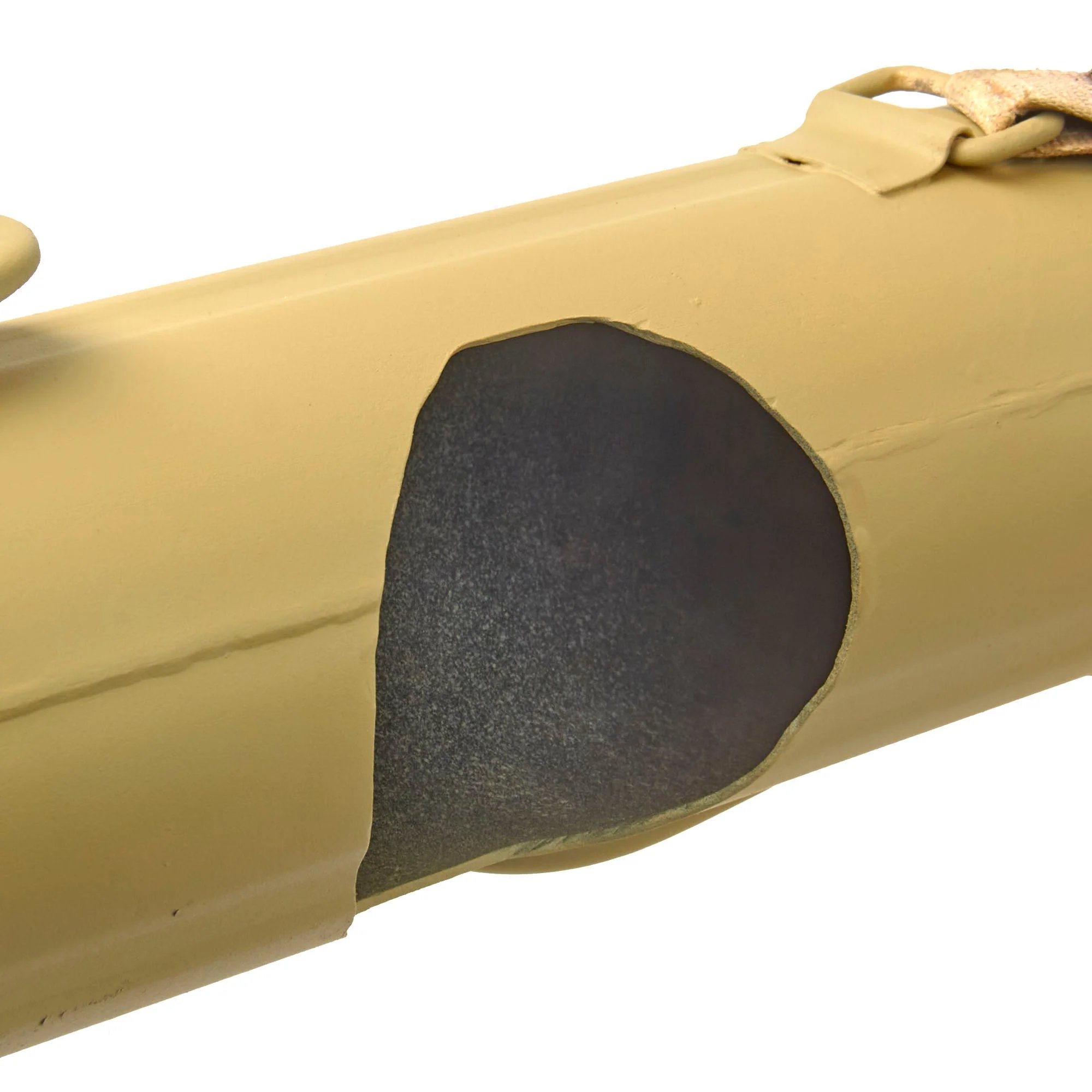 Original German WWII Panzerschreck RPzB 54 Inert Anti-Tank Rocket Launcher by Schricker & Co. Repainted with Replica Shield — image 9