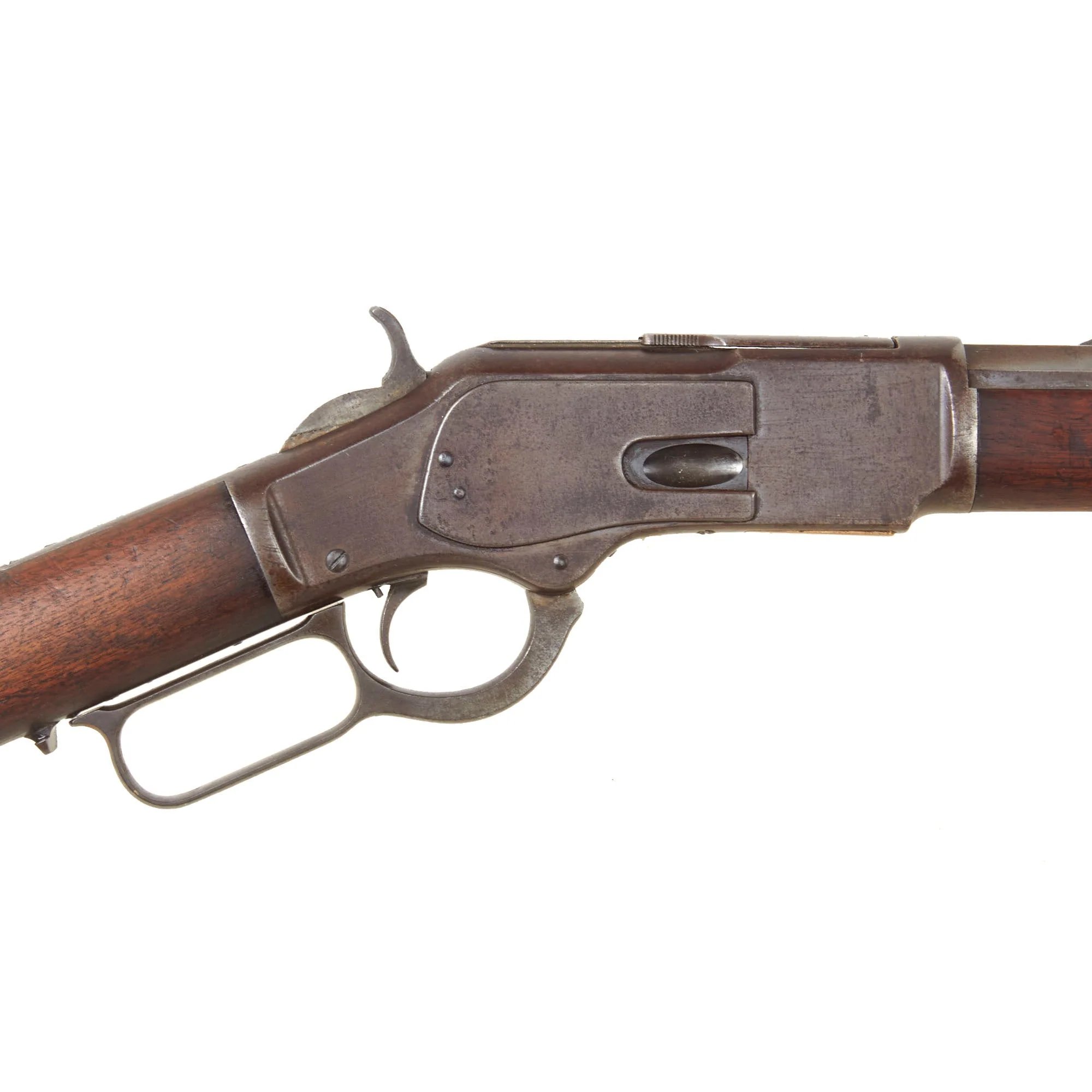 Original U.S. Winchester Model 1873 .44-40 Rifle Made in 1882 with Shortened 26' Octagon Barrel, Set Trigger, and Factory Letter - Serial 92985A — image 5