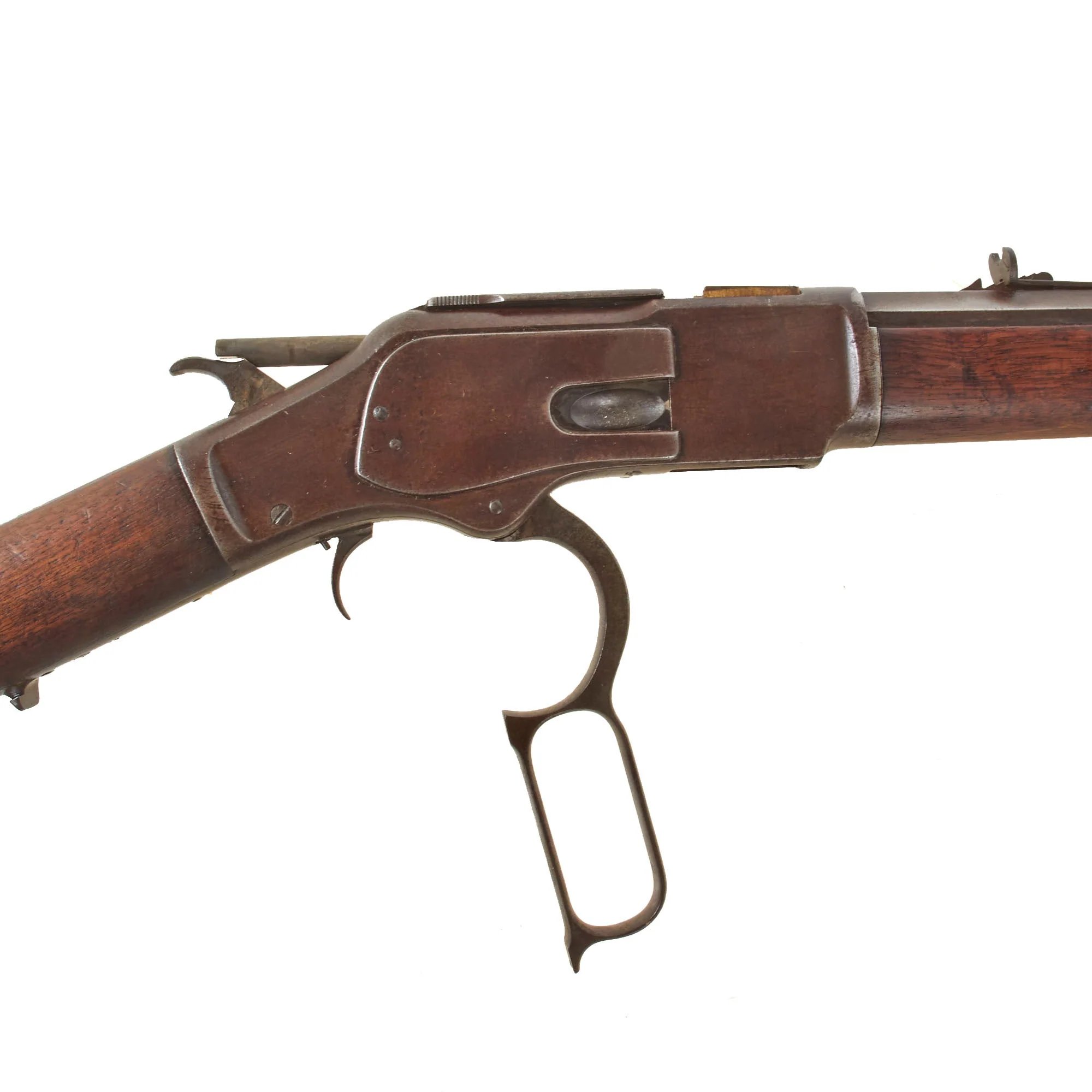 Original U.S. Winchester Model 1873 .44-40 Rifle Made in 1882 with Shortened 26' Octagon Barrel, Set Trigger, and Factory Letter - Serial 92985A — image 6