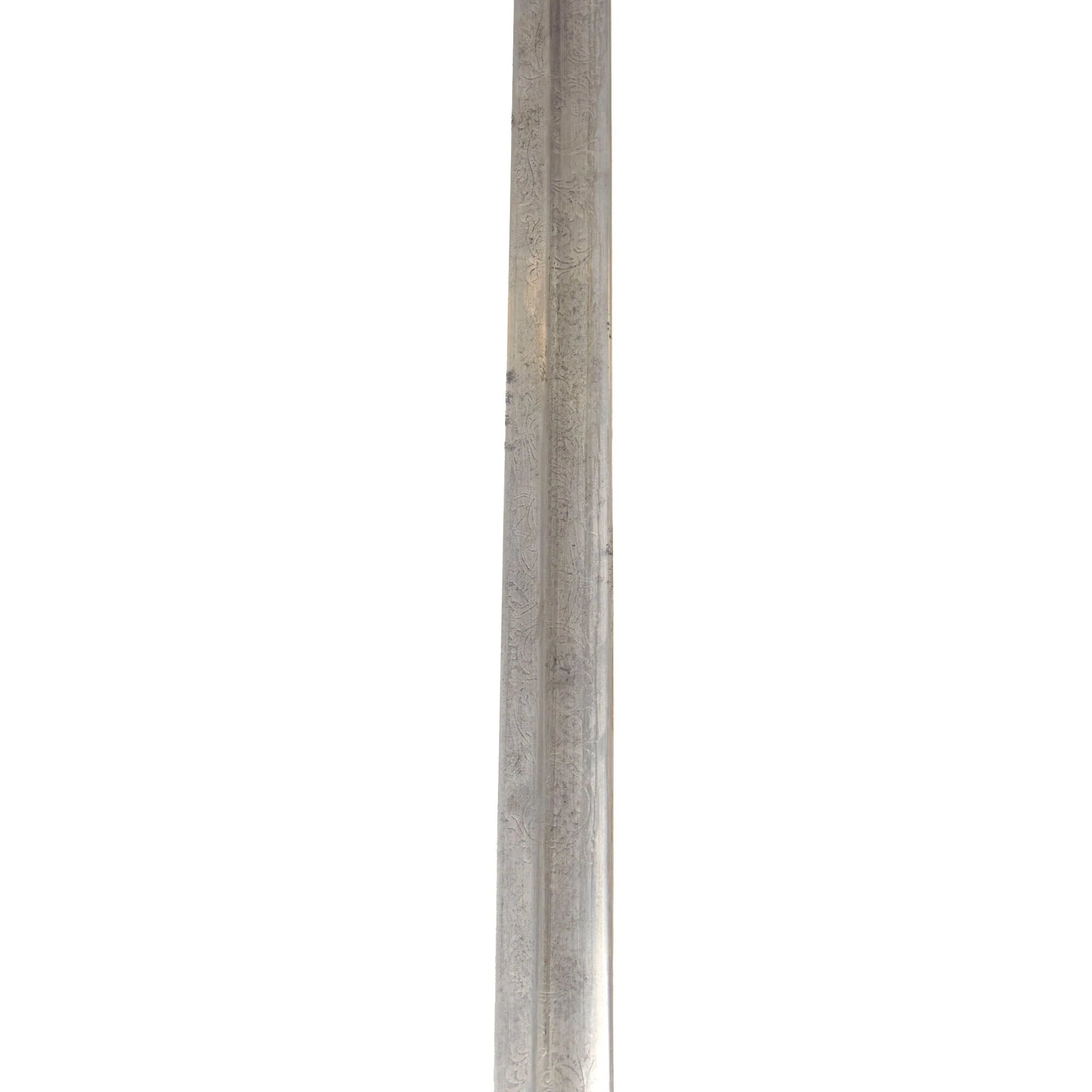 Original German Pre-Franco Prussian War Lippstadt Lion's Head Officer's Sword with City Coat of Arms on Guard & Scabbard by A&E. Holler of Solingen — image 14