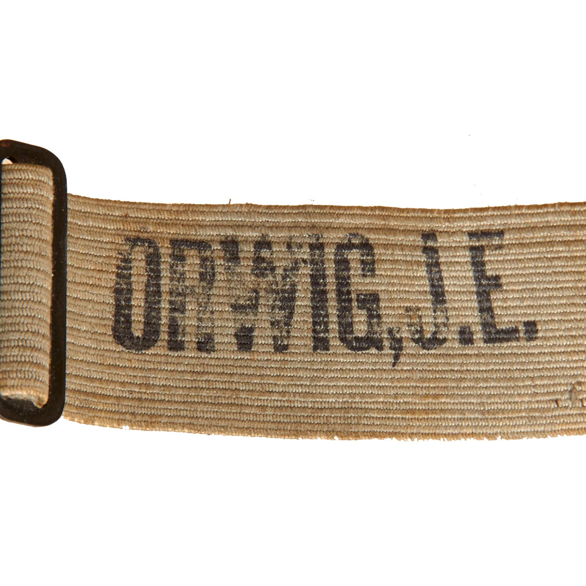 Original U.S. WWII Named Early War Navy USMC White Summer Flight Helmet with Installed TH-37 Earphones & AN-6530 Goggles - Joseph Earl Orwig — image 5