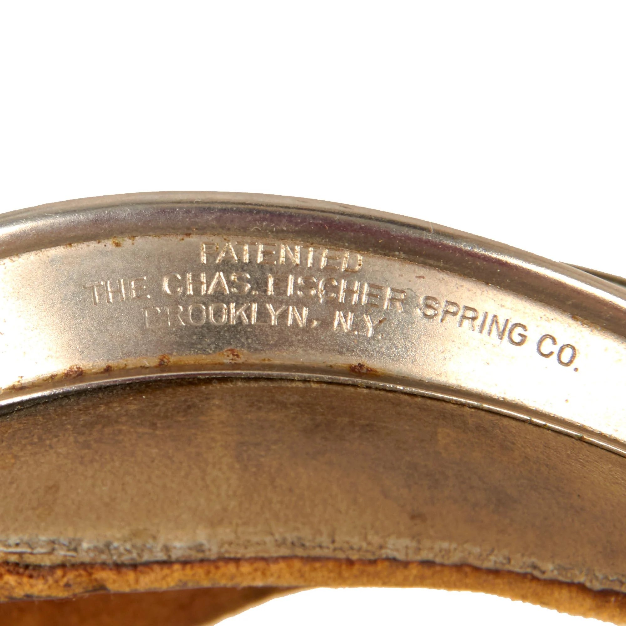 Original U.S. WWII Named Early War Navy USMC White Summer Flight Helmet with Installed TH-37 Earphones & AN-6530 Goggles - Joseph Earl Orwig — image 6