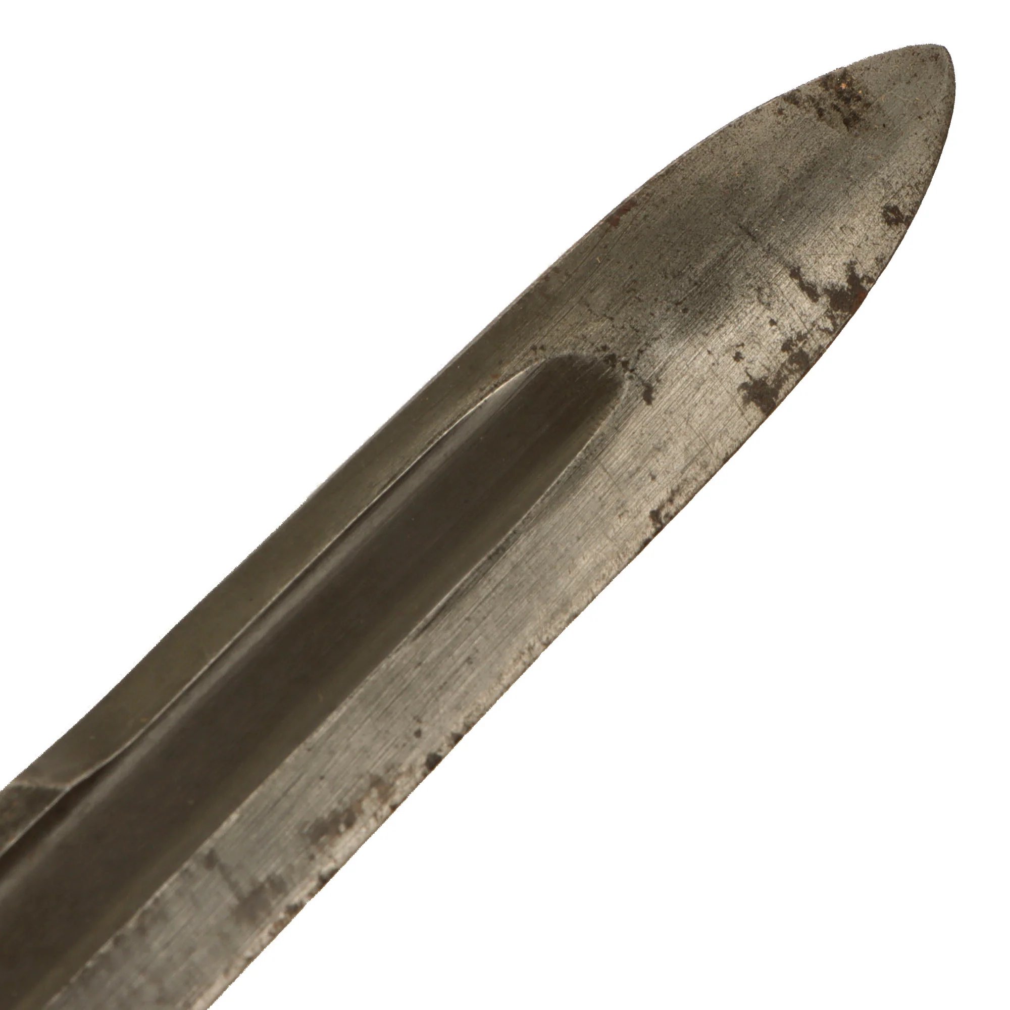 Original U.S. WWI & WWII M1905 Springfield 16 inch Rifle Bayonet Marked S.A. with M3 Scabbard - Dated 1917 — image 4