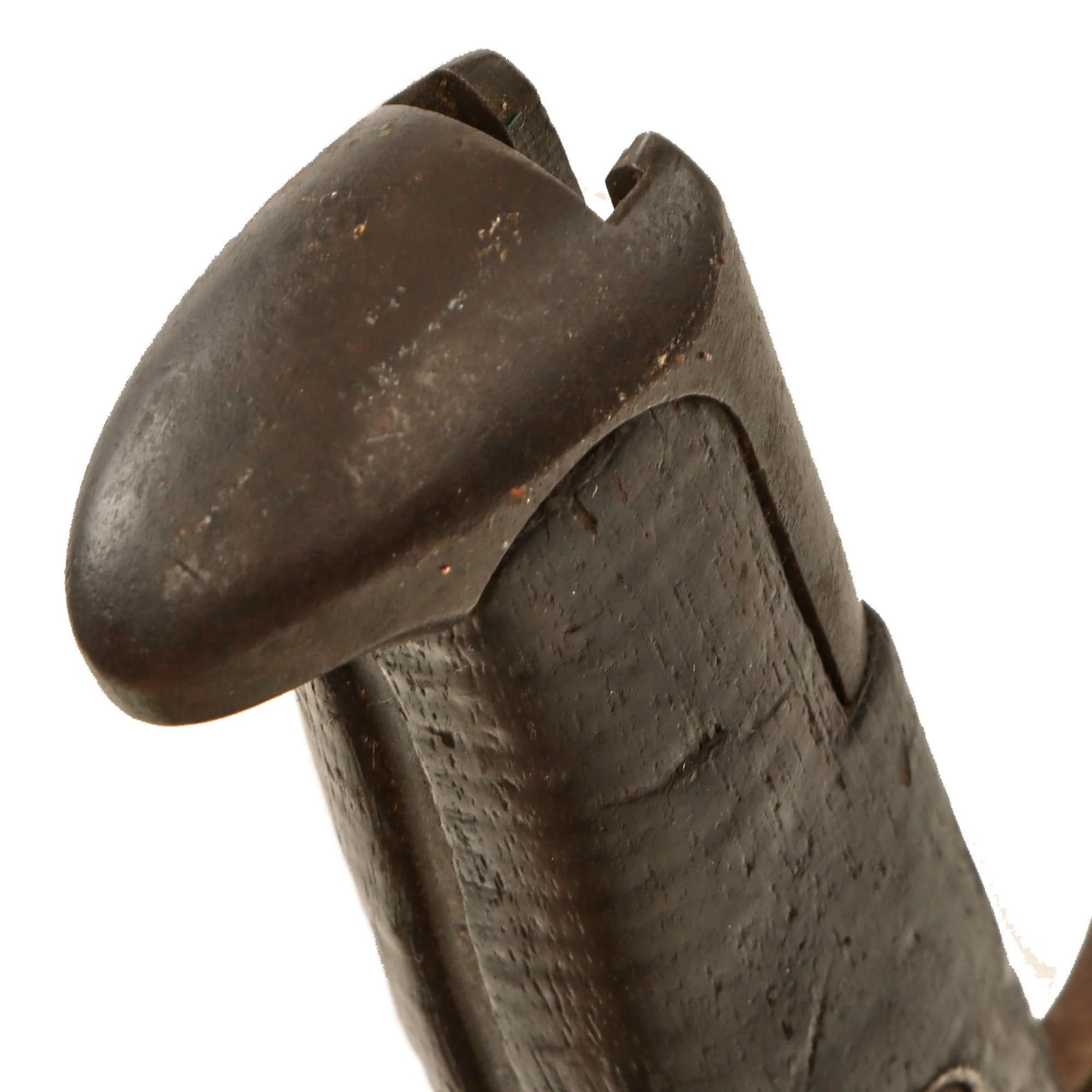 Original U.S. WWI & WWII M1905 Springfield 16 inch Rifle Bayonet Marked S.A. with M3 Scabbard - Dated 1917 — image 8