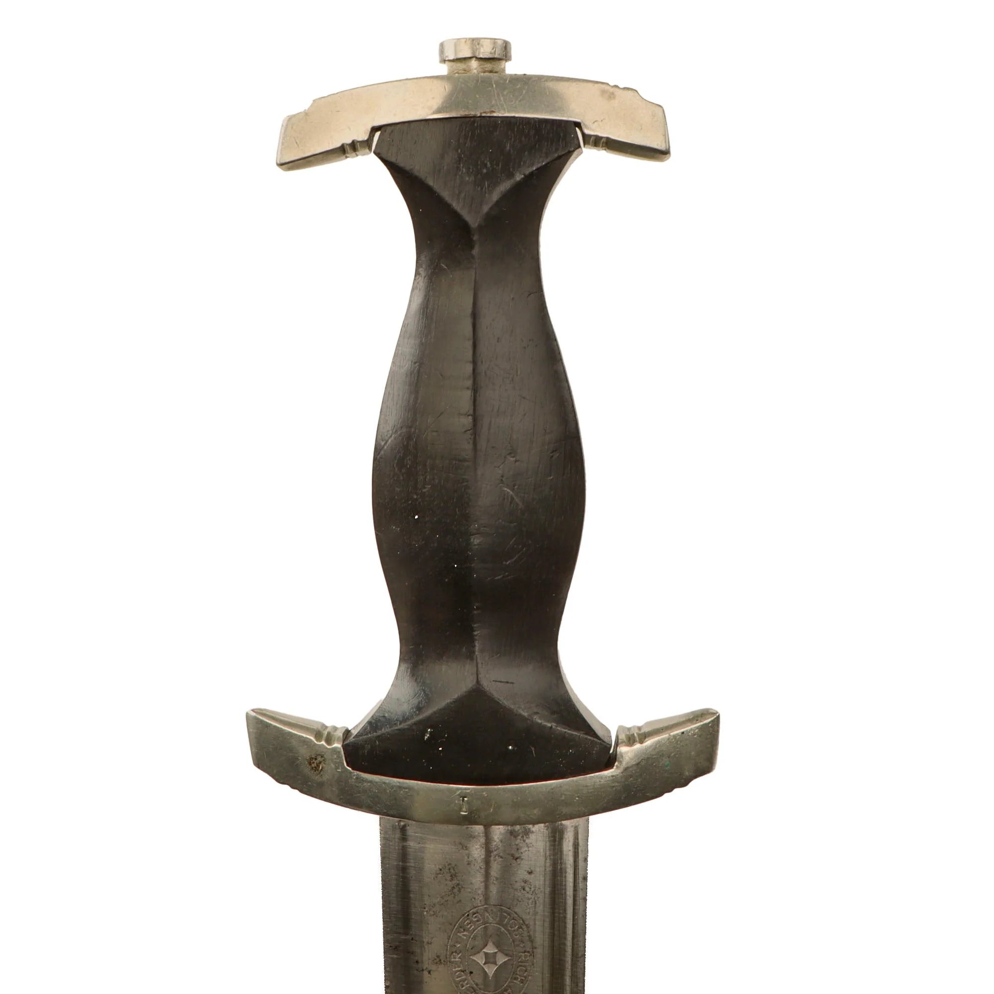 Original German WWII Early M33 SS Dagger by Richard Abr. Herder with Scabbard and SS-Marked Hanger — image 11