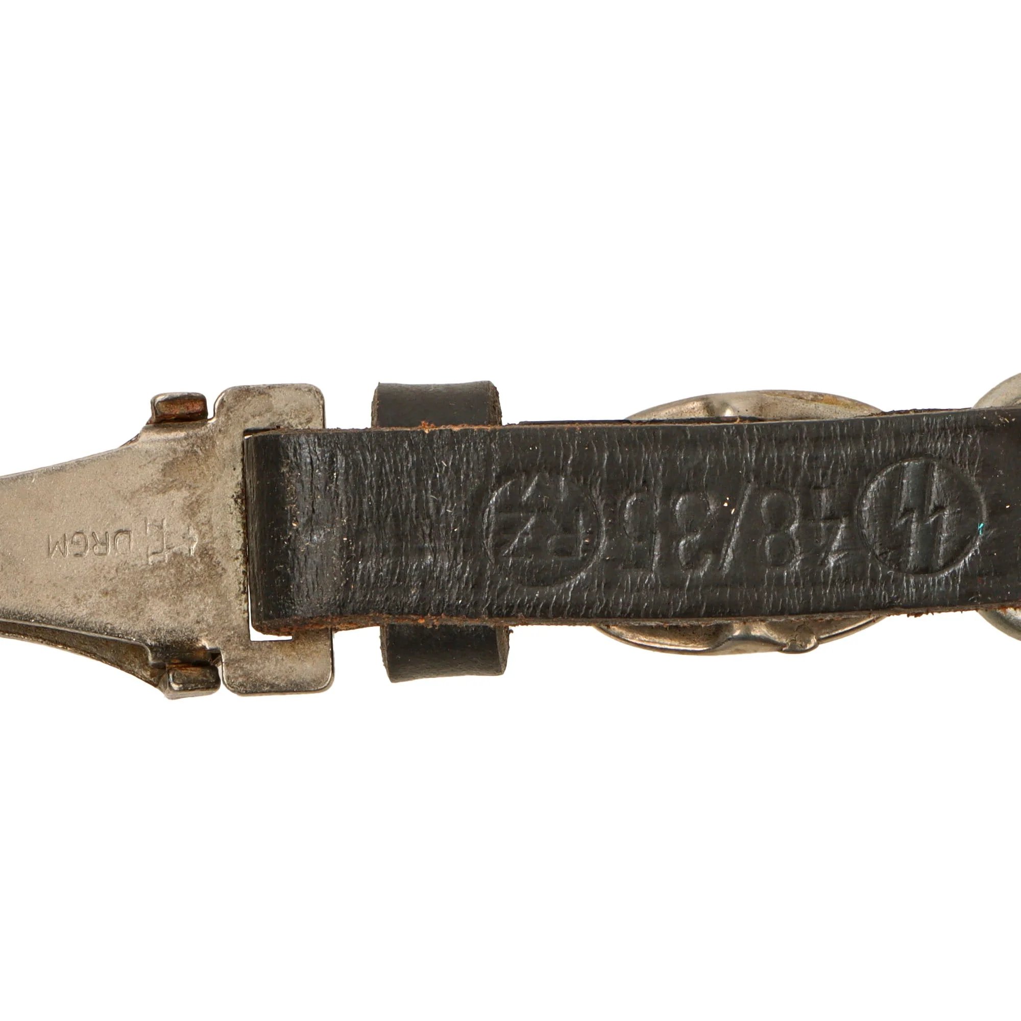 Original German WWII Early M33 SS Dagger by Richard Abr. Herder with Scabbard and SS-Marked Hanger — image 15