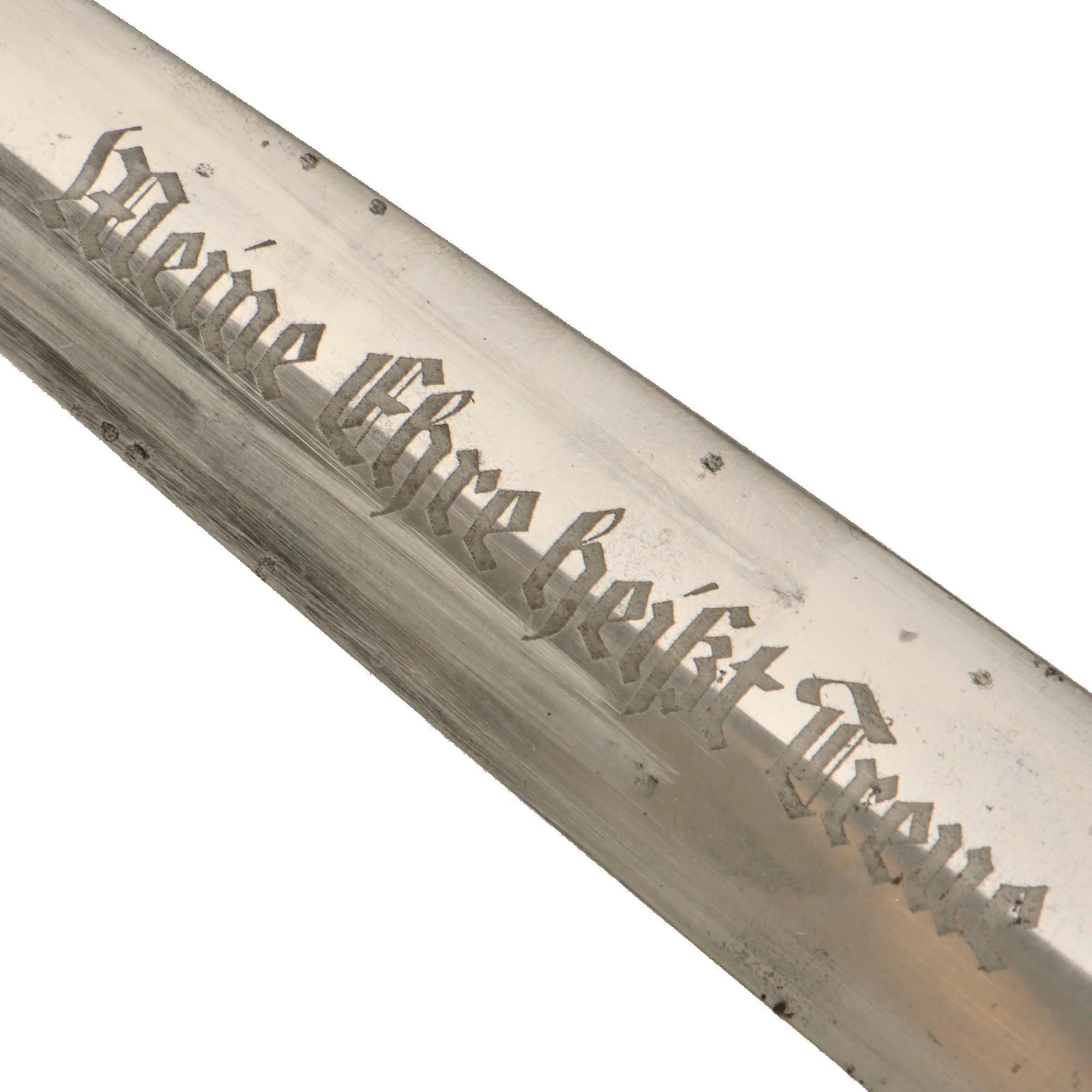 Original German WWII Early M33 SS Dagger by Richard Abr. Herder with Scabbard and SS-Marked Hanger — image 5