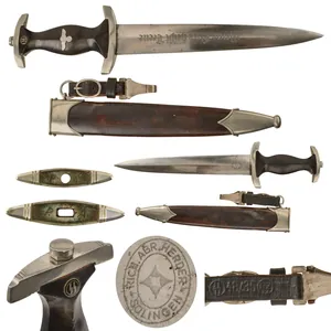 Original German WWII Early M33 SS Dagger by Richard Abr. …