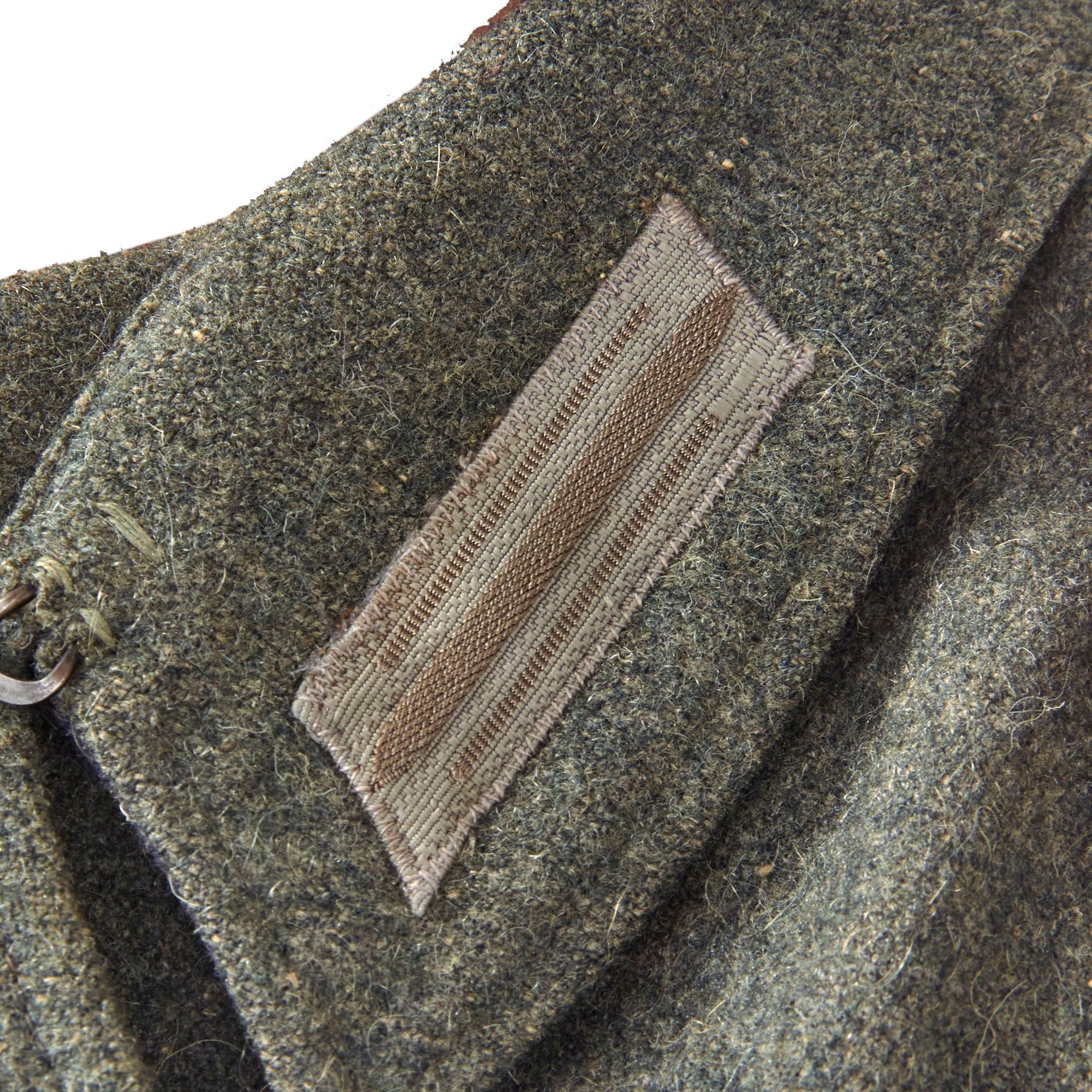 Original German WWII Heer Army Smoke & Chemical Troops Enlisted M44 Field Grey Wool Uniform Tunic - Period Conversion from M43 Tunic — image 5