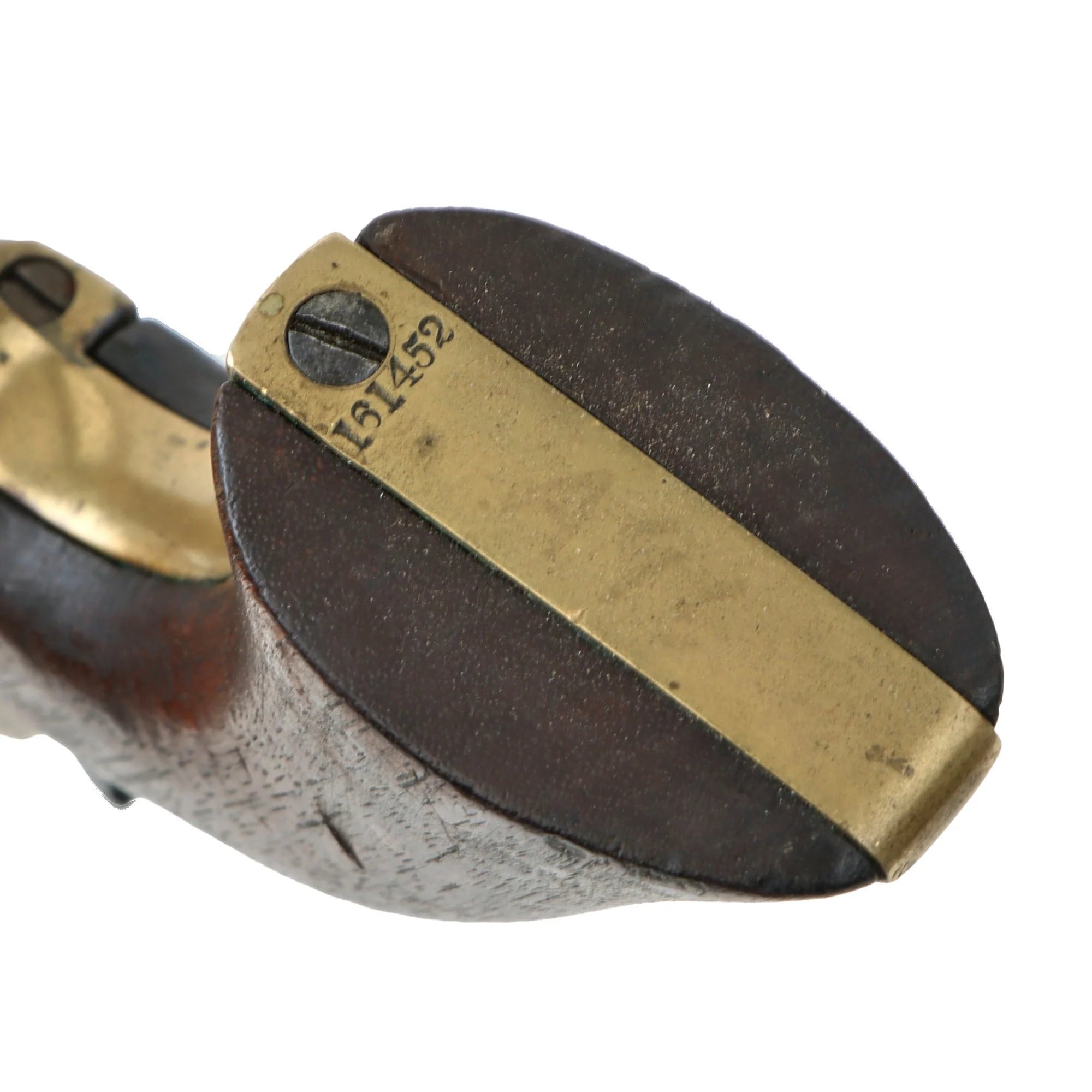 Original U.S. Civil War Colt M1849 .31cal Pocket Percussion Revolver Made in 1860 with 4' Barrel - Excellent Bore - Matching Serial 161452 — image 11