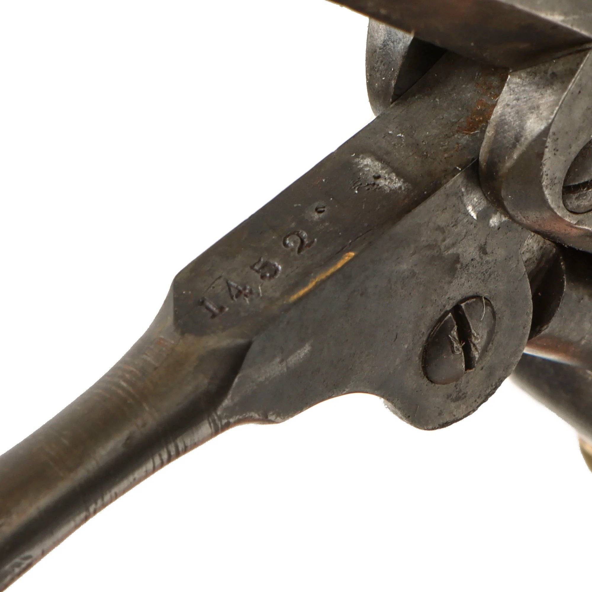 Original U.S. Civil War Colt M1849 .31cal Pocket Percussion Revolver Made in 1860 with 4' Barrel - Excellent Bore - Matching Serial 161452 — image 12