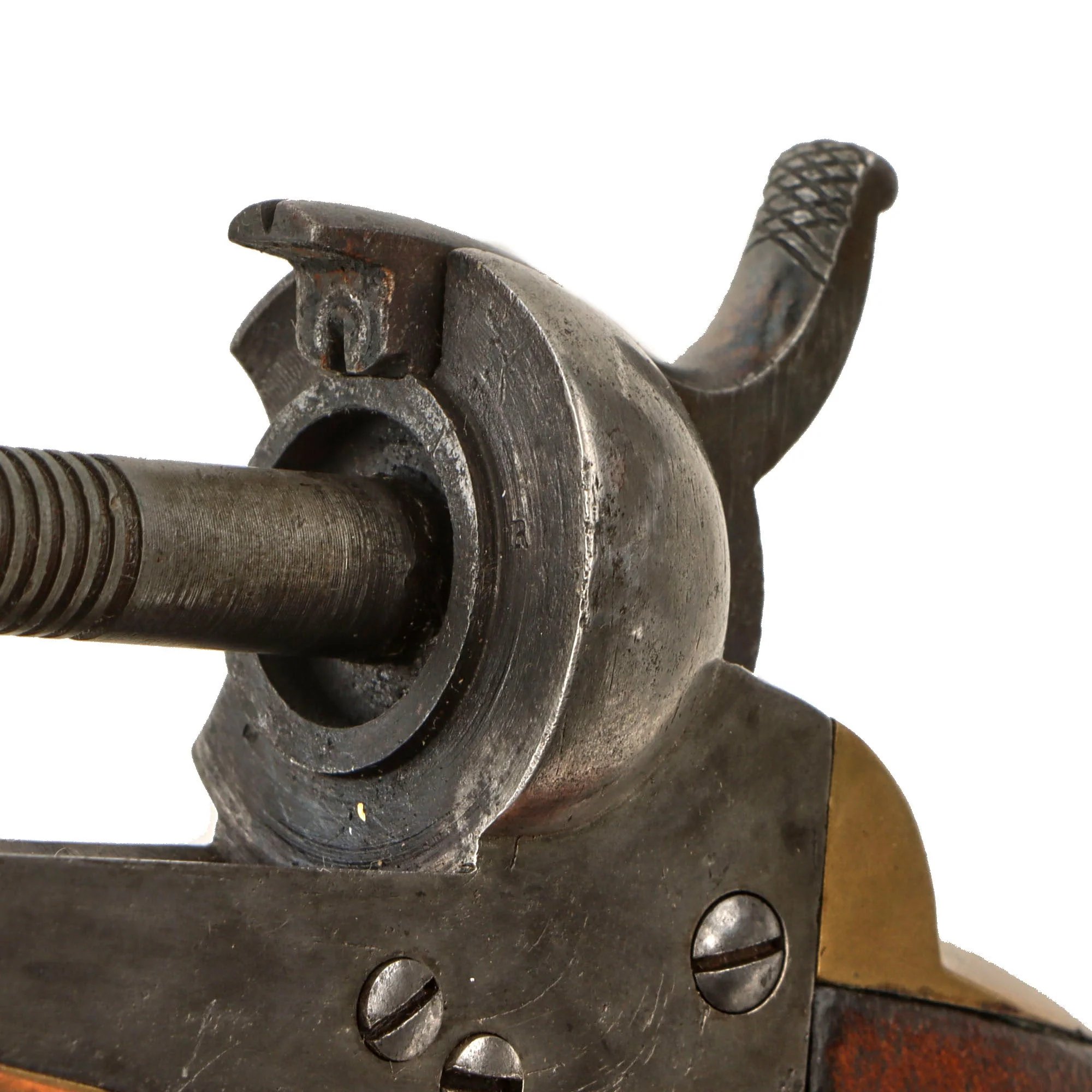 Original U.S. Civil War Colt M1849 .31cal Pocket Percussion Revolver Made in 1860 with 4' Barrel - Excellent Bore - Matching Serial 161452 — image 13