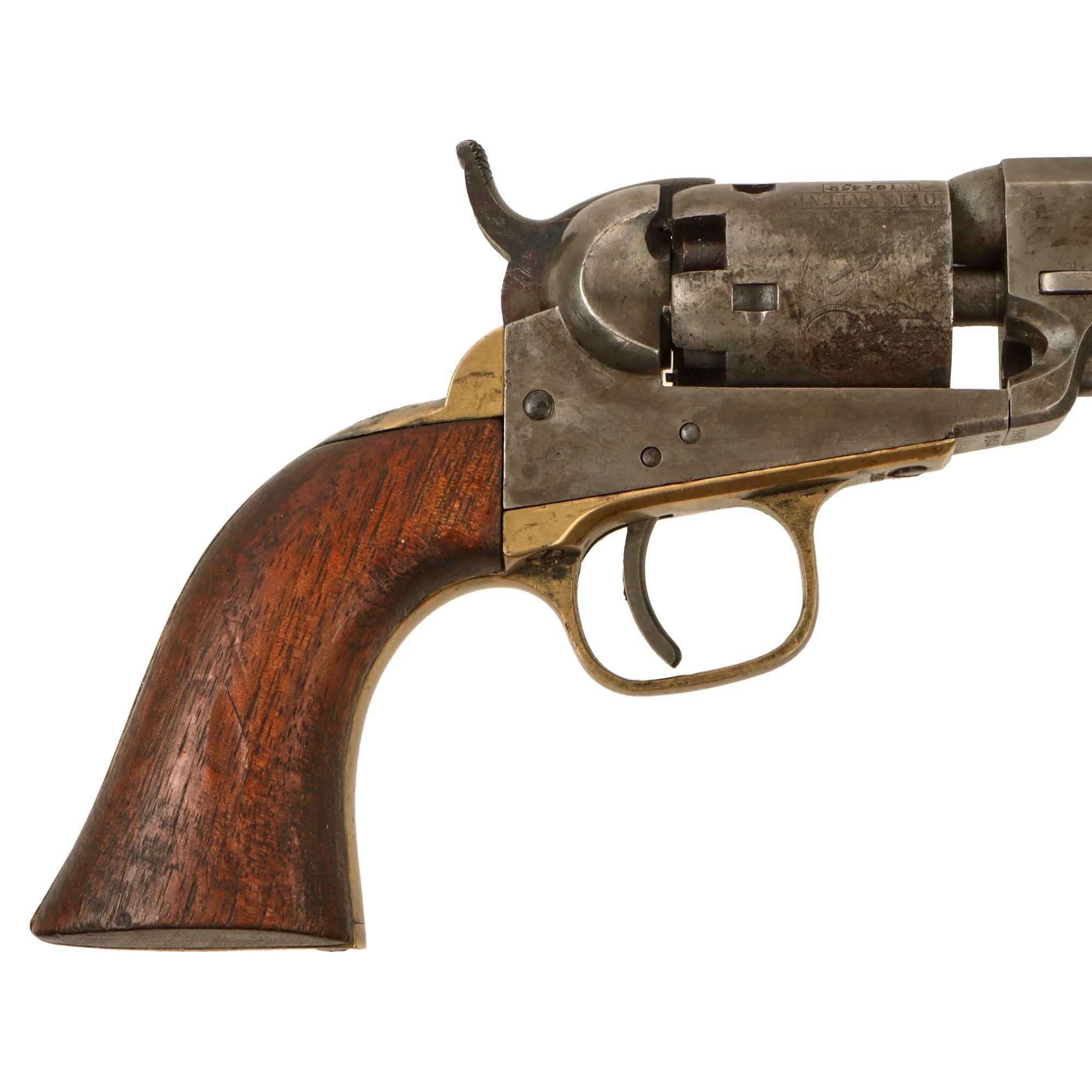 Original U.S. Civil War Colt M1849 .31cal Pocket Percussion Revolver Made in 1860 with 4' Barrel - Excellent Bore - Matching Serial 161452 — image 16