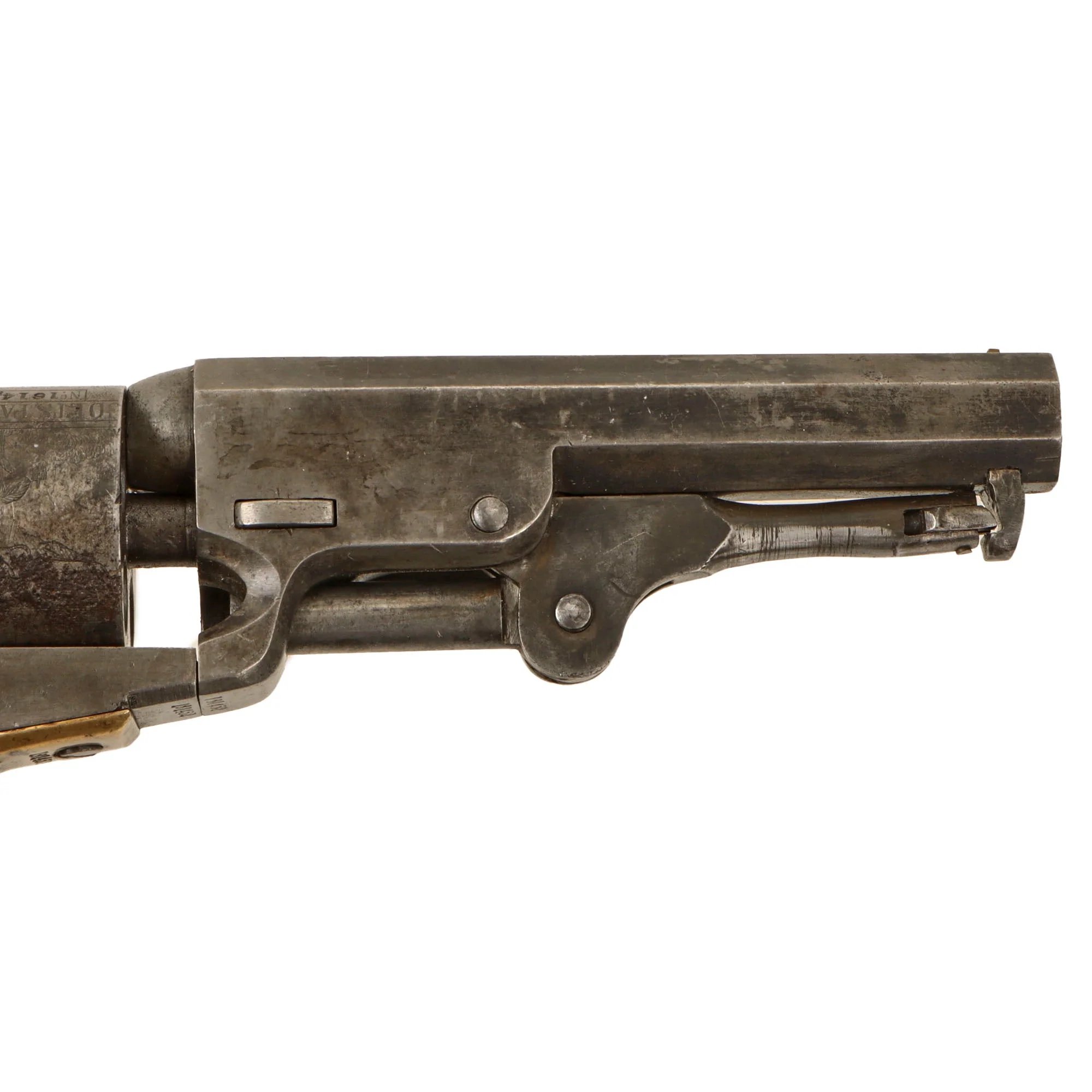 Original U.S. Civil War Colt M1849 .31cal Pocket Percussion Revolver Made in 1860 with 4' Barrel - Excellent Bore - Matching Serial 161452 — image 17