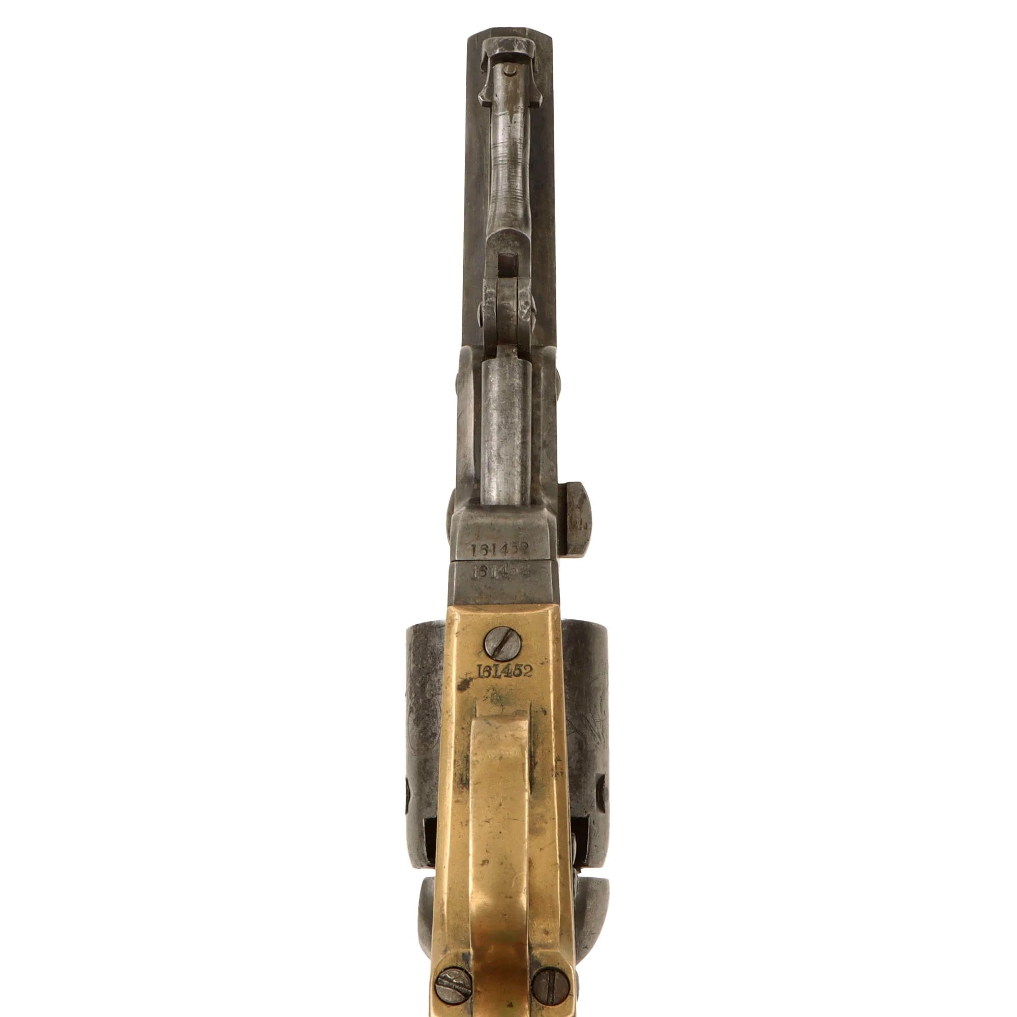 Original U.S. Civil War Colt M1849 .31cal Pocket Percussion Revolver Made in 1860 with 4' Barrel - Excellent Bore - Matching Serial 161452 — image 18