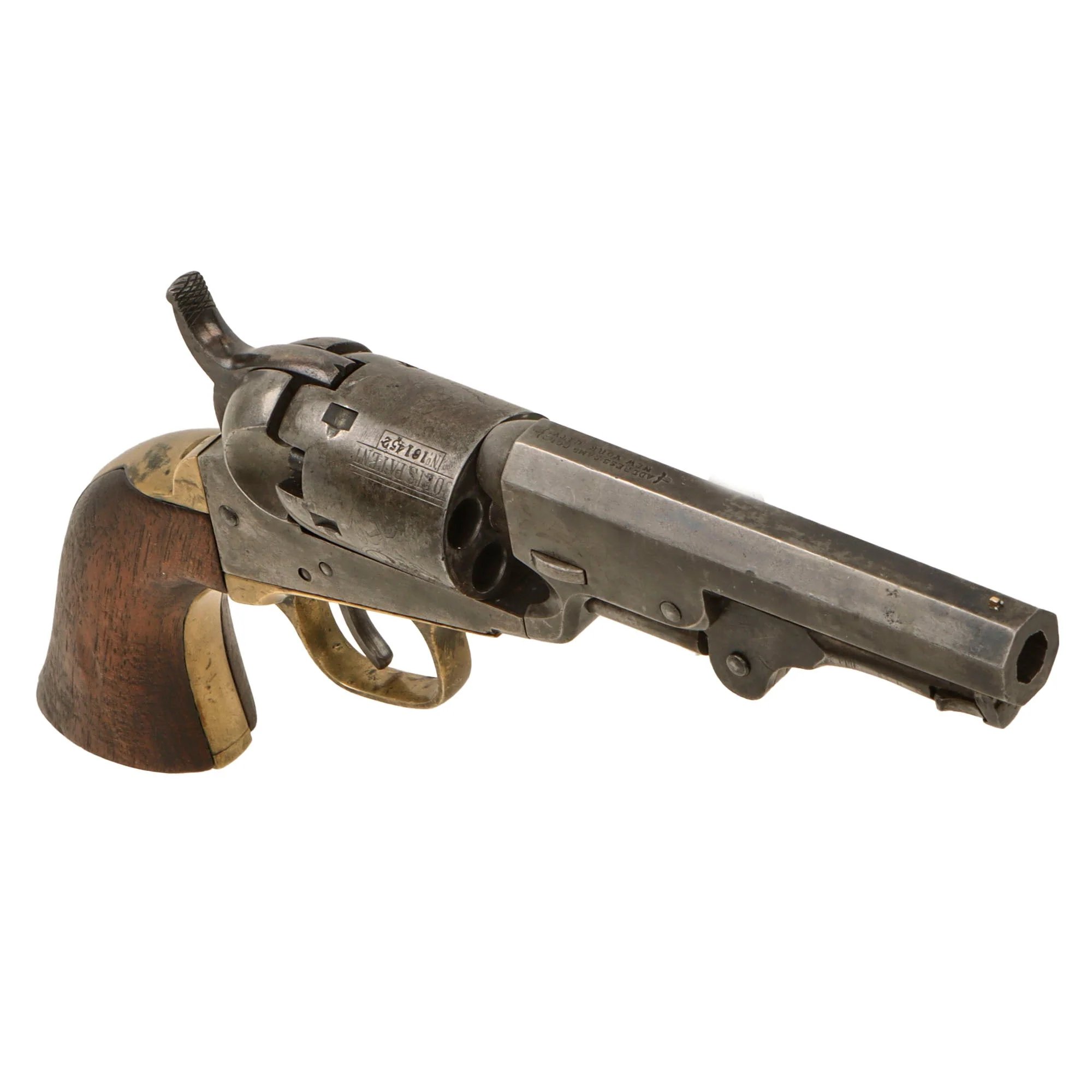 Original U.S. Civil War Colt M1849 .31cal Pocket Percussion Revolver Made in 1860 with 4' Barrel - Excellent Bore - Matching Serial 161452 — image 4