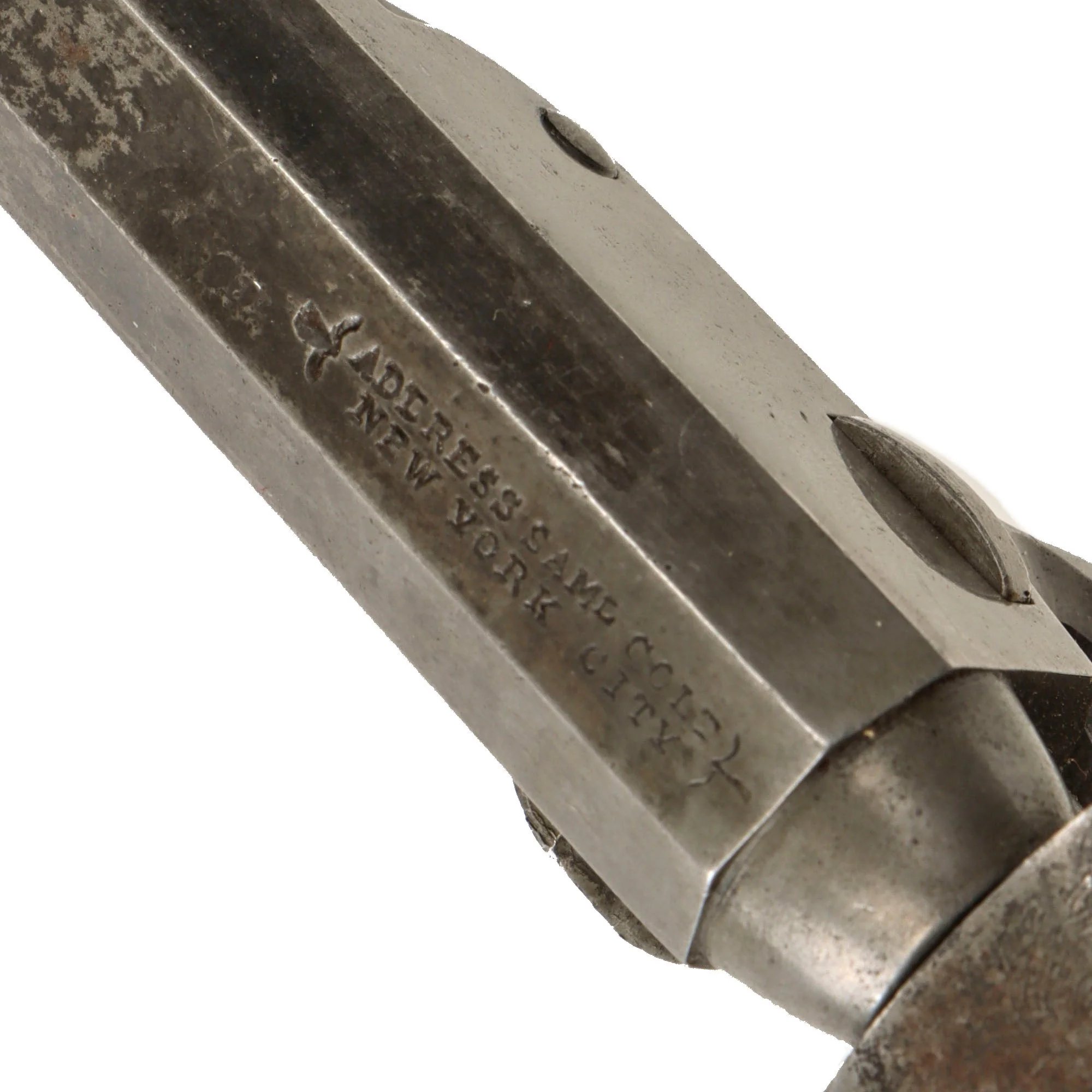 Original U.S. Civil War Colt M1849 .31cal Pocket Percussion Revolver Made in 1860 with 4' Barrel - Excellent Bore - Matching Serial 161452 — image 6