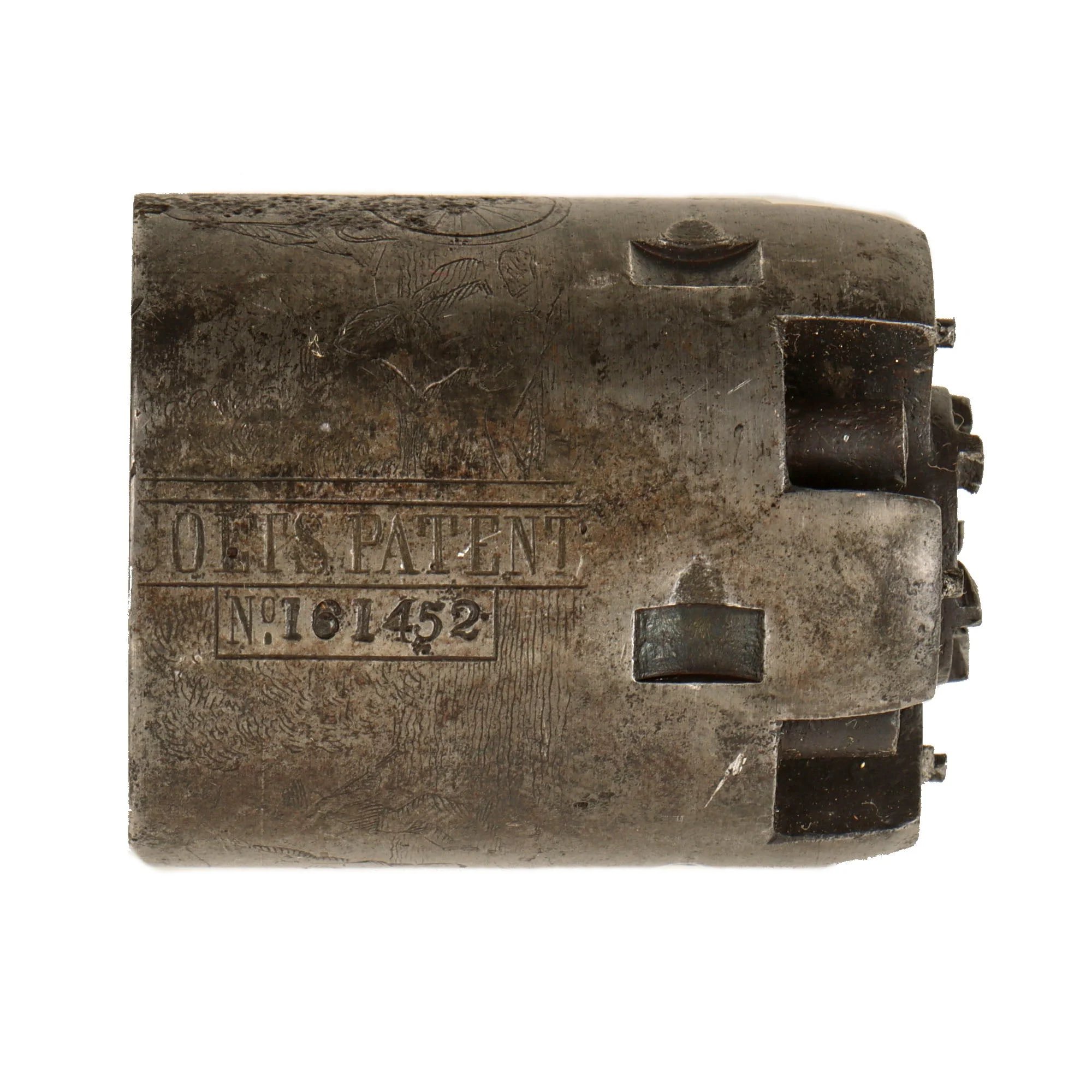 Original U.S. Civil War Colt M1849 .31cal Pocket Percussion Revolver Made in 1860 with 4' Barrel - Excellent Bore - Matching Serial 161452 — image 7