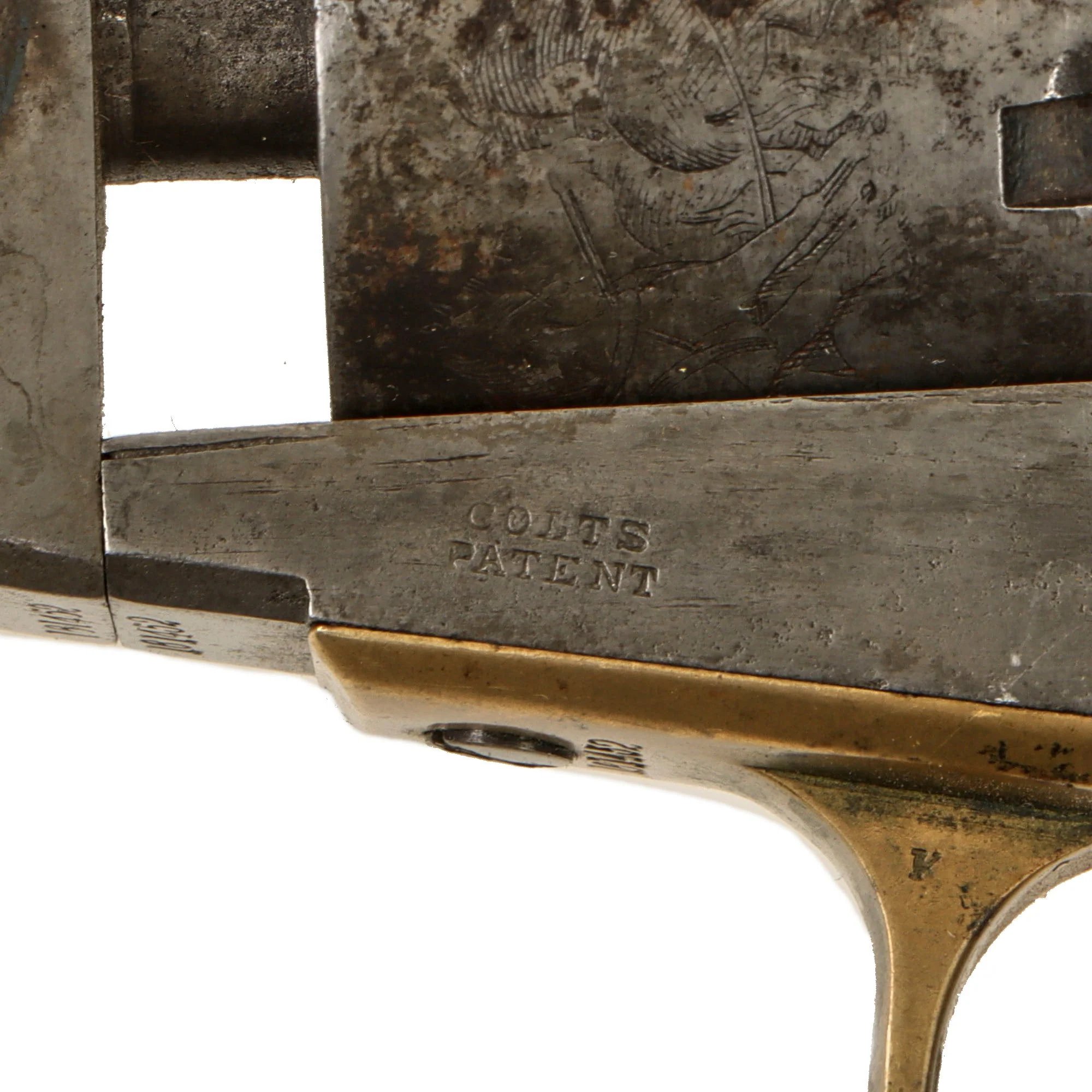 Original U.S. Civil War Colt M1849 .31cal Pocket Percussion Revolver Made in 1860 with 4' Barrel - Excellent Bore - Matching Serial 161452 — image 9