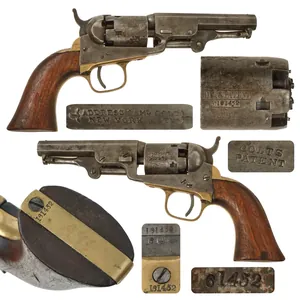 Original U.S. Civil War Colt M1849 .31cal Pocket Percussion Revolver …