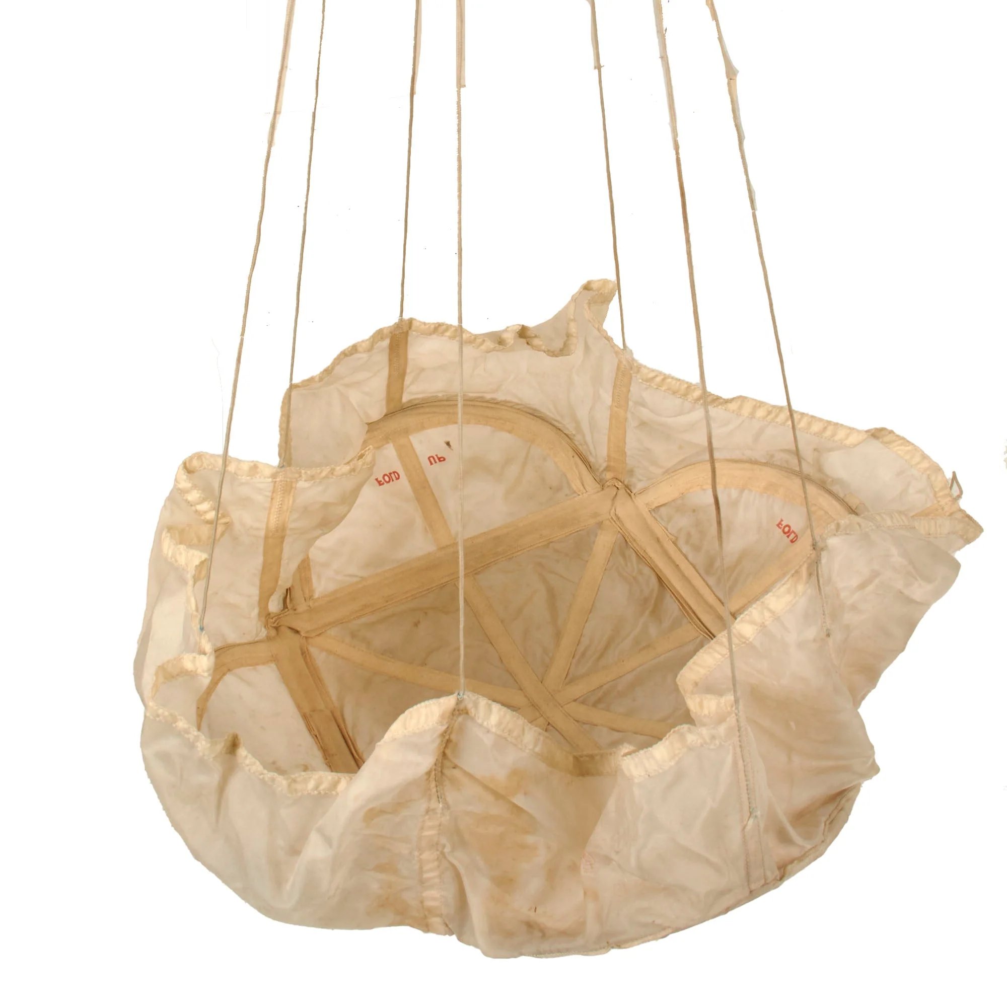 Original U.S. WWII USAAF Pilot Type B-9 Parachute by Pioneer Parachute Company Reissued for Post War Use — image 7