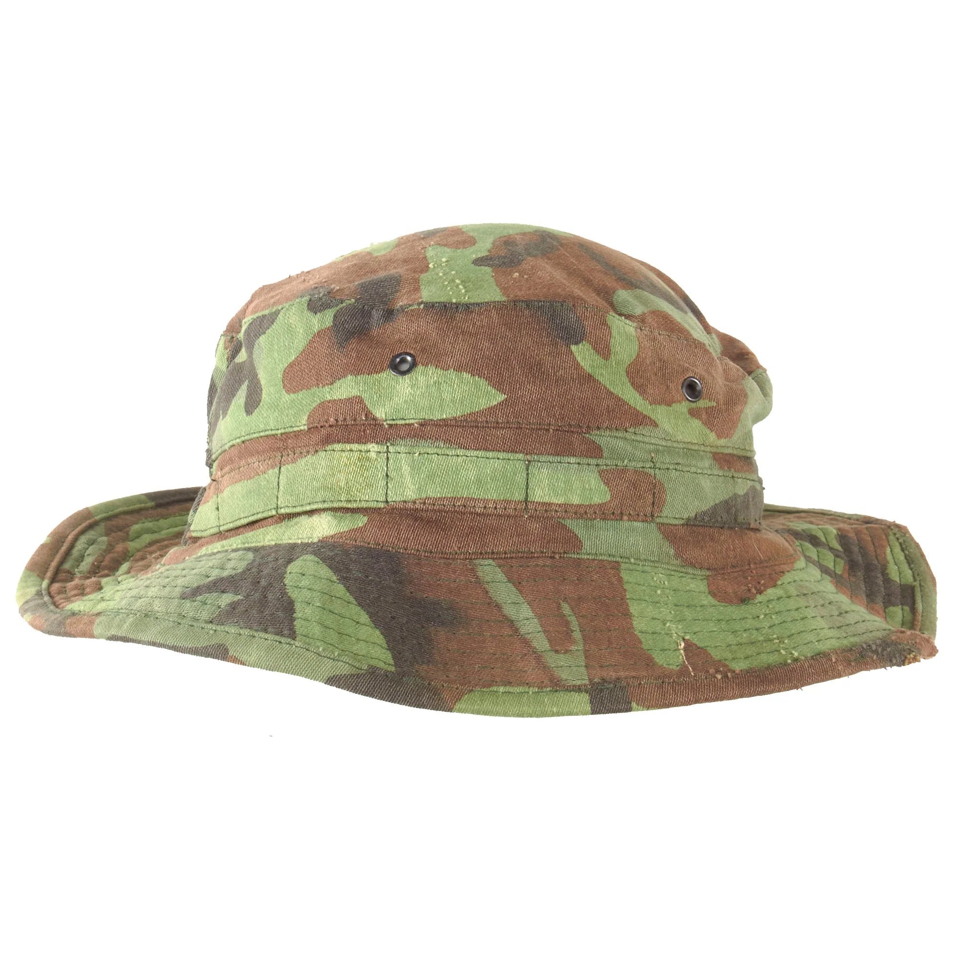 Original U.S. Vietnam War ARVN Camouflage Boonie Hat — image 6