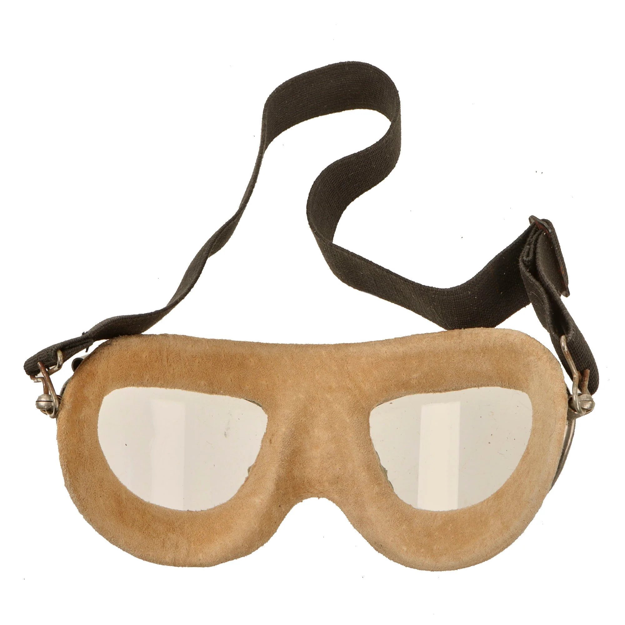 Original U.S. WWII AAF AN-6530 Goggles with Elastic Strap — image 4