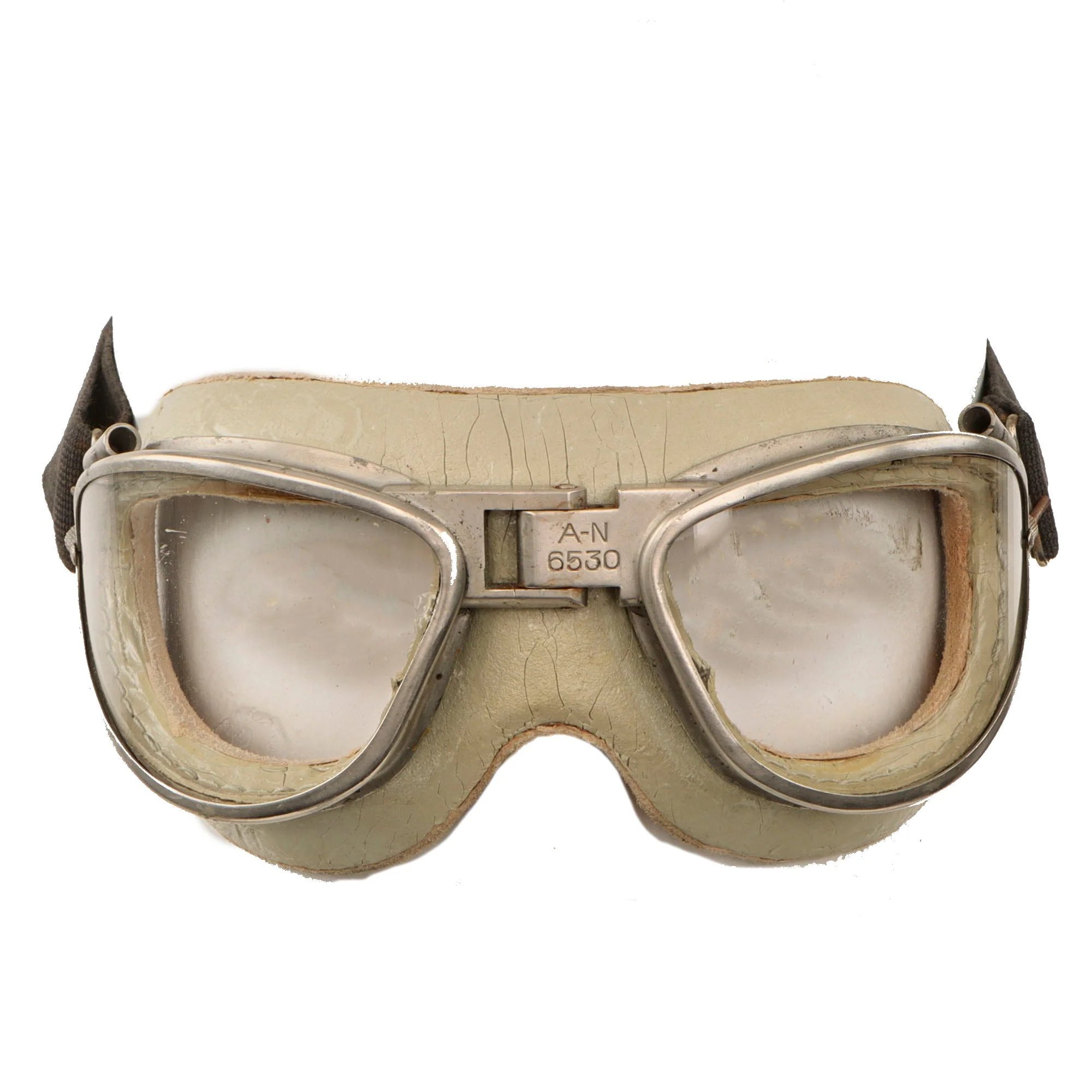 Original U.S. WWII AAF AN-6530 Goggles with Elastic Strap — image 8