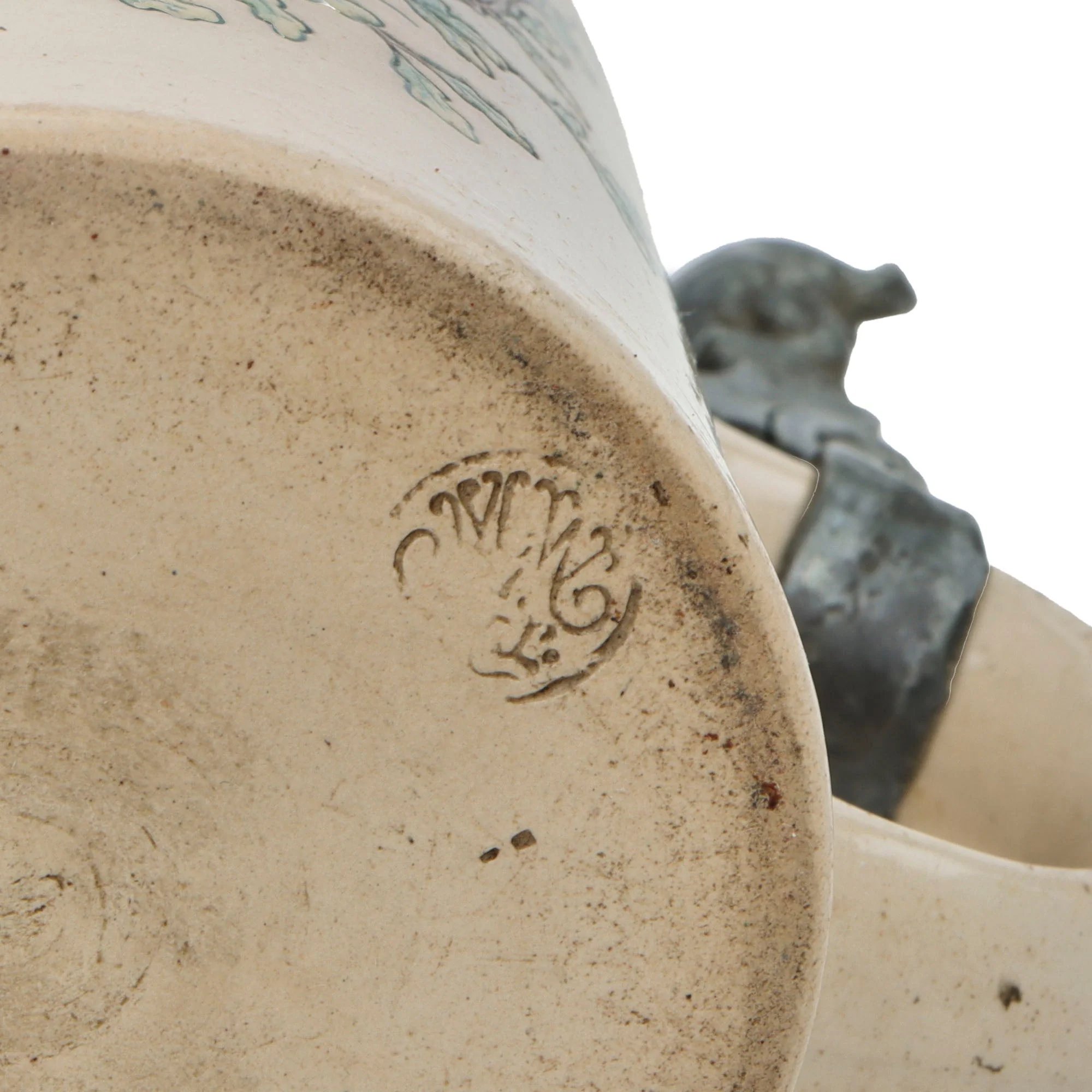 Original Imperial German Franco-Prussian War 1871 Lidded Beer Stein - 'Unity is Strength' - Damage to Lid — image 8