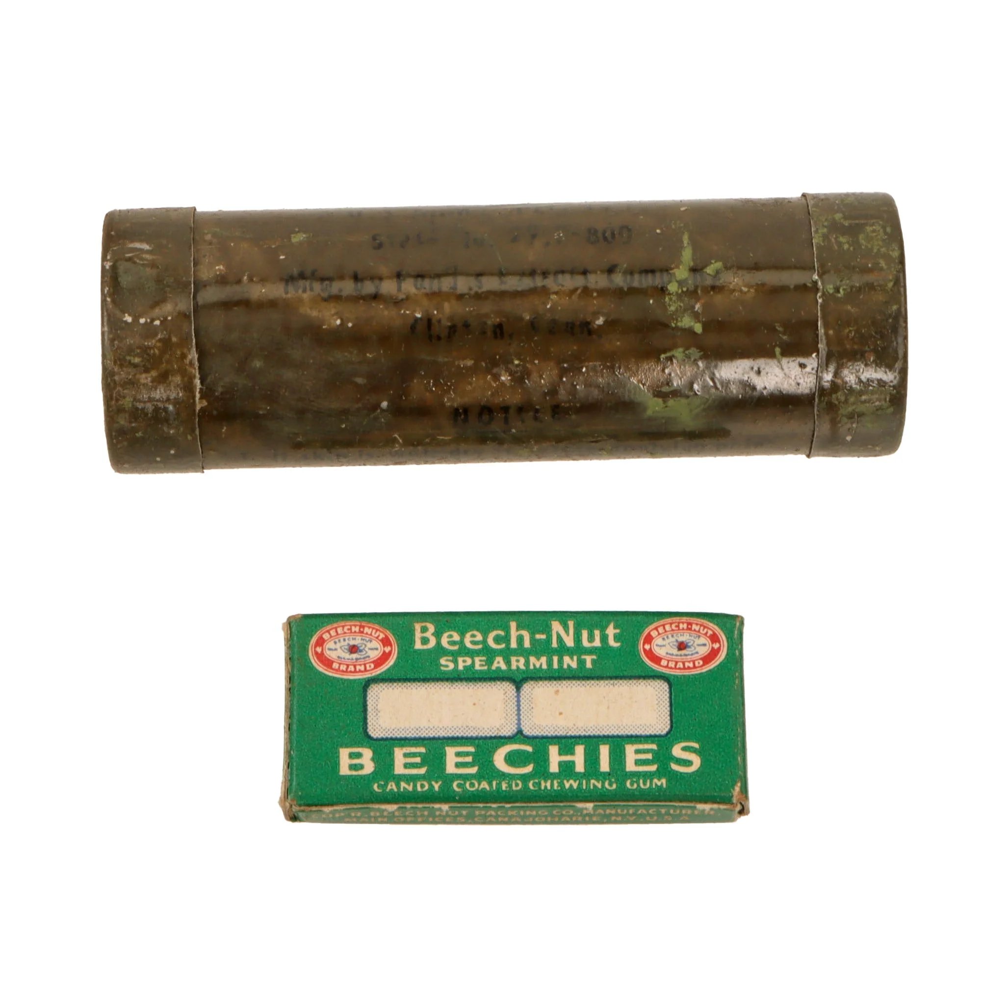 Original U.S. WWII Ration Lot Including Sealed Lemon Juice Powder & Shoe Polish - Hershey's Tropical Chocolate and Dried Milk — image 2