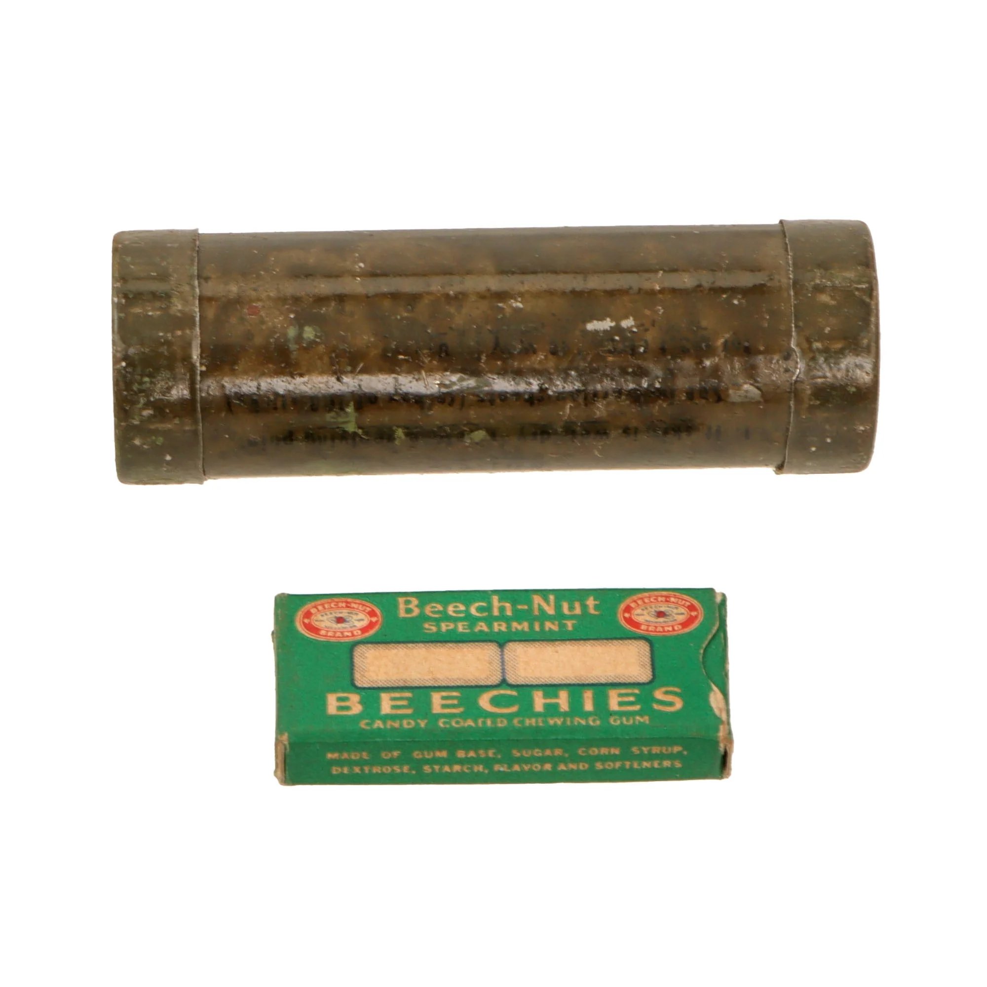 Original U.S. WWII Ration Lot Including Sealed Lemon Juice Powder & Shoe Polish - Hershey's Tropical Chocolate and Dried Milk — image 3