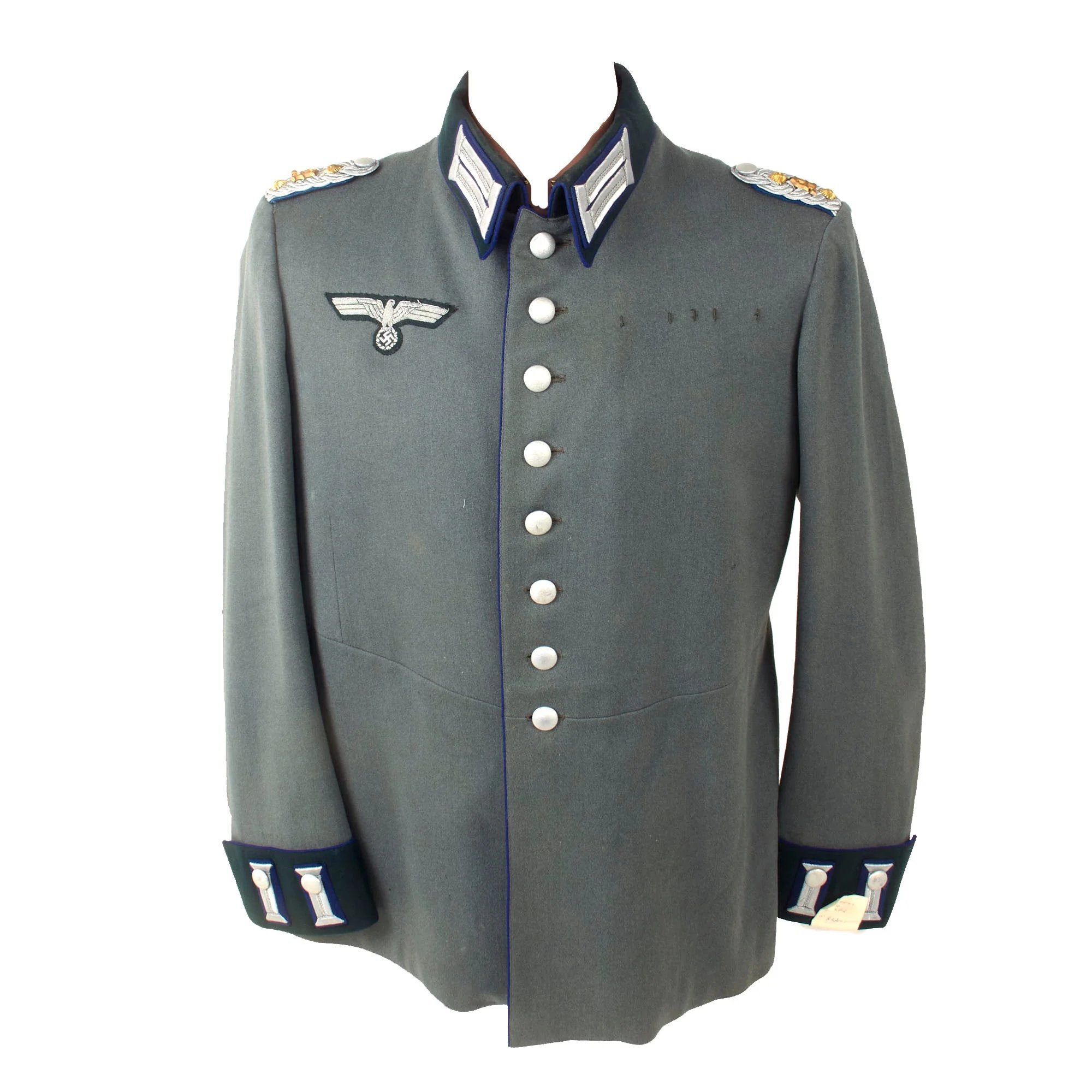 Original German WWII Named Heer Army Medical Academy Oberstarzt Officer M35 Waffenrock Dress Tunic - dated 1936 — image 2